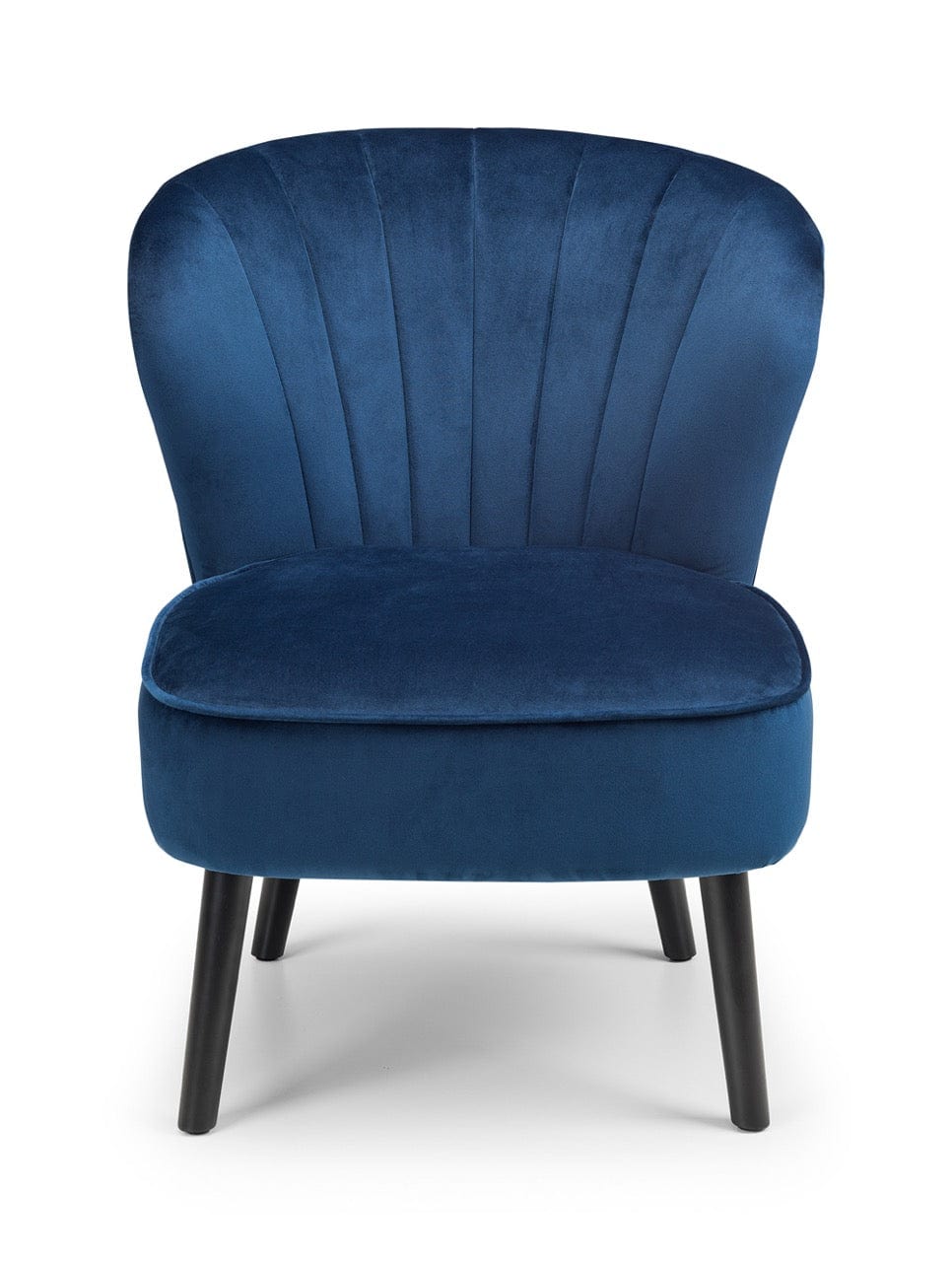 Julian Bowen Accent Chair Coco Velvet Accent Chair - Blue Bed Kings