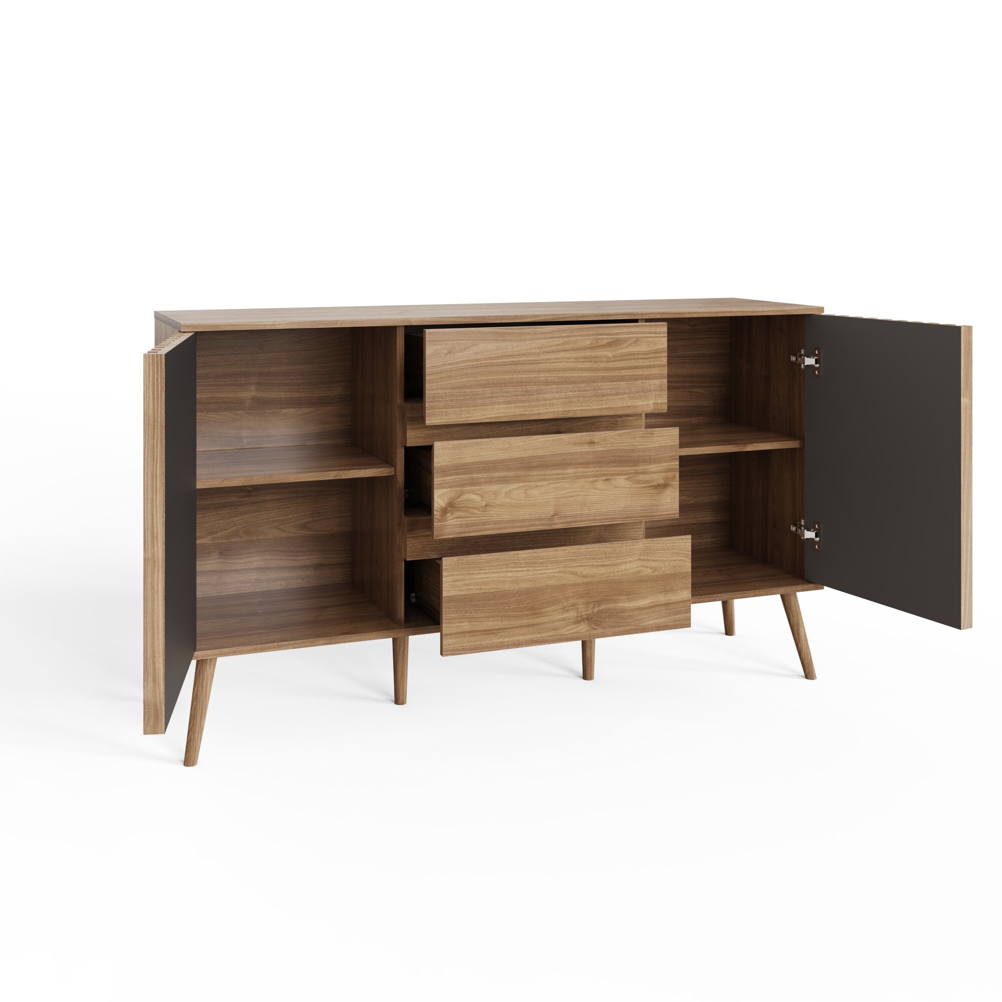 Rowan Large Sideboard Oak – GFW, view 8