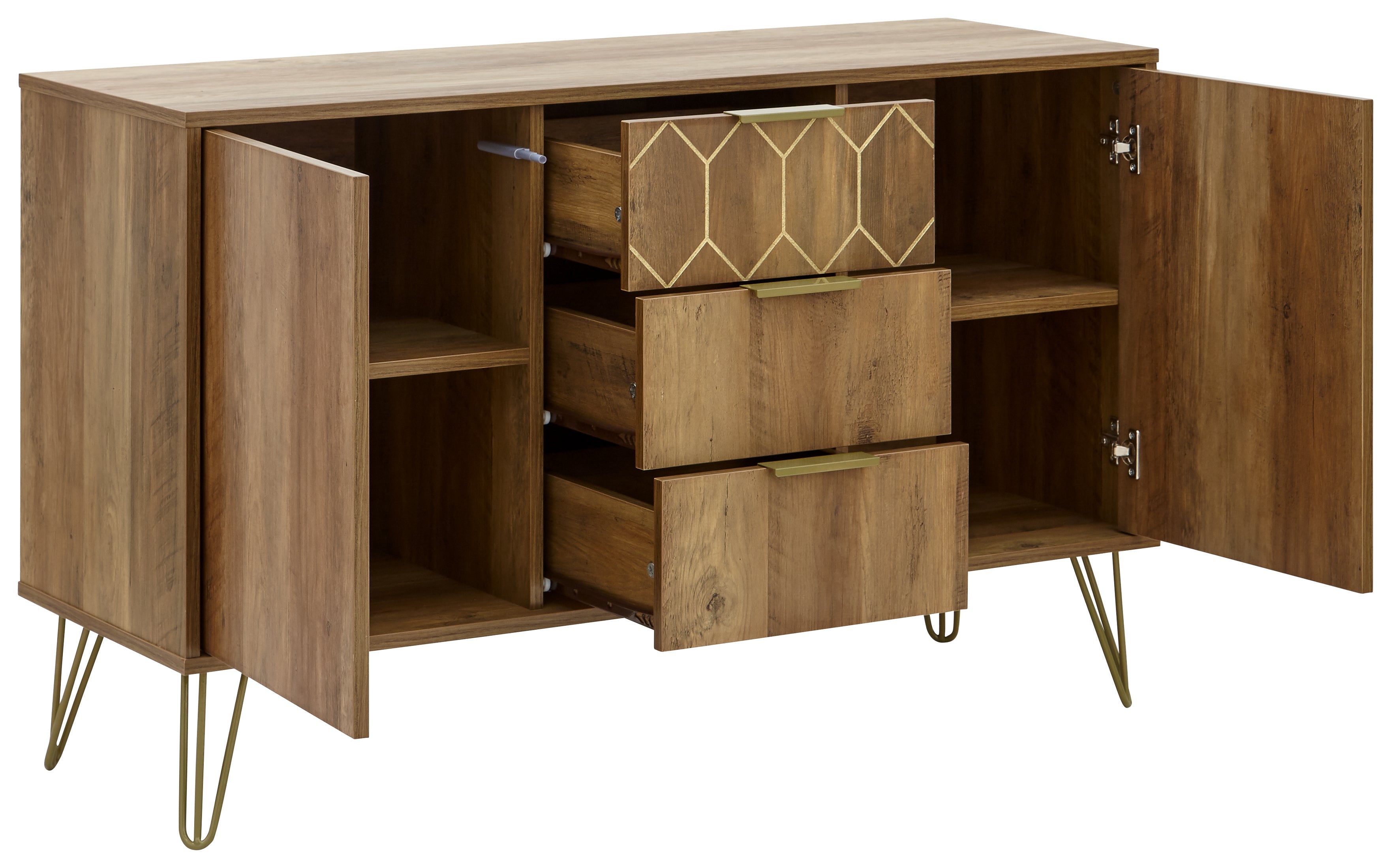 Orleans 2 Door 3 Drawer Cabinet Mango – GFW, view 10