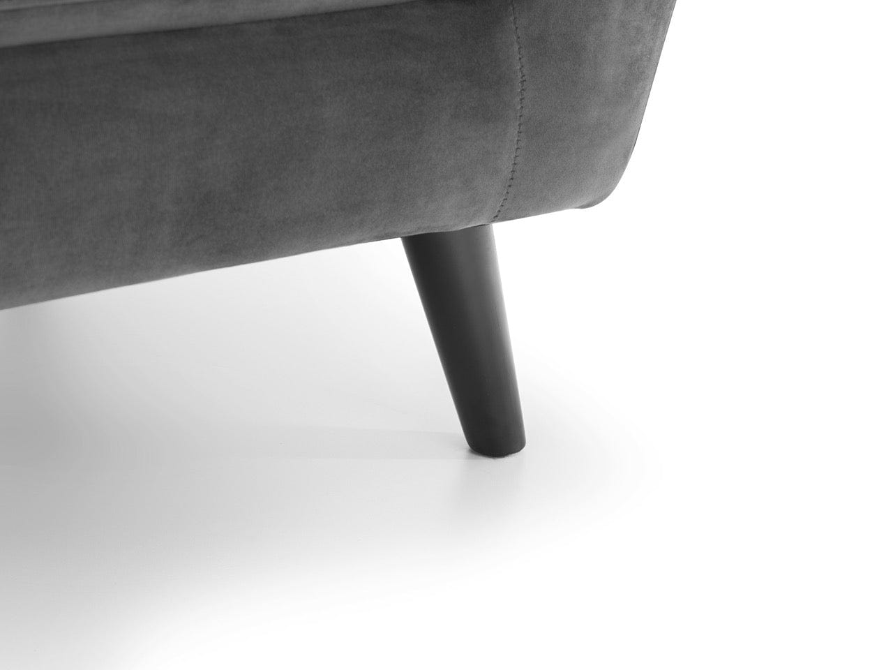 Monza Chair In Dark Grey Velvet – Julian Bowen, view 4
