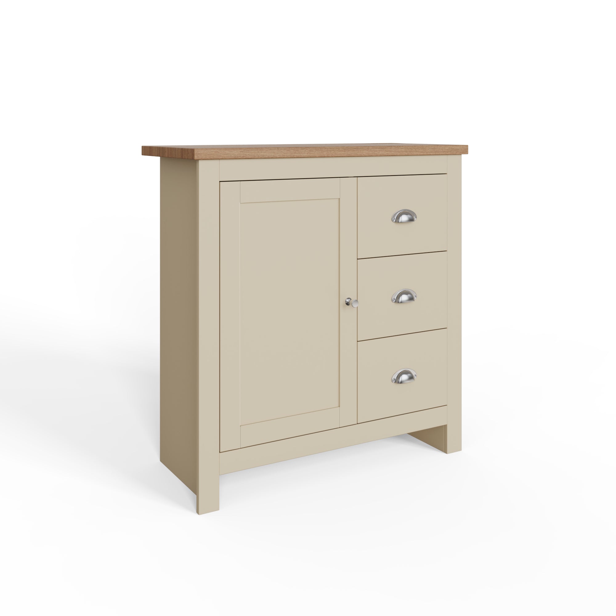 Lancaster Multi Unit – Cream & Oak