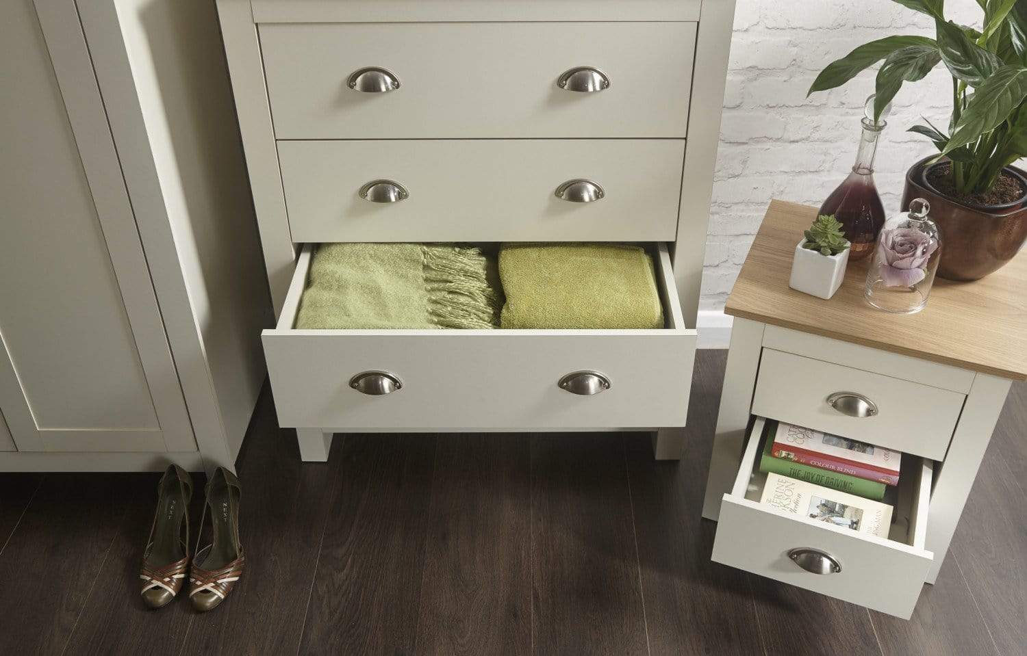 Lancaster 3 Piece Bedroom Set Cream – GFW, view 12
