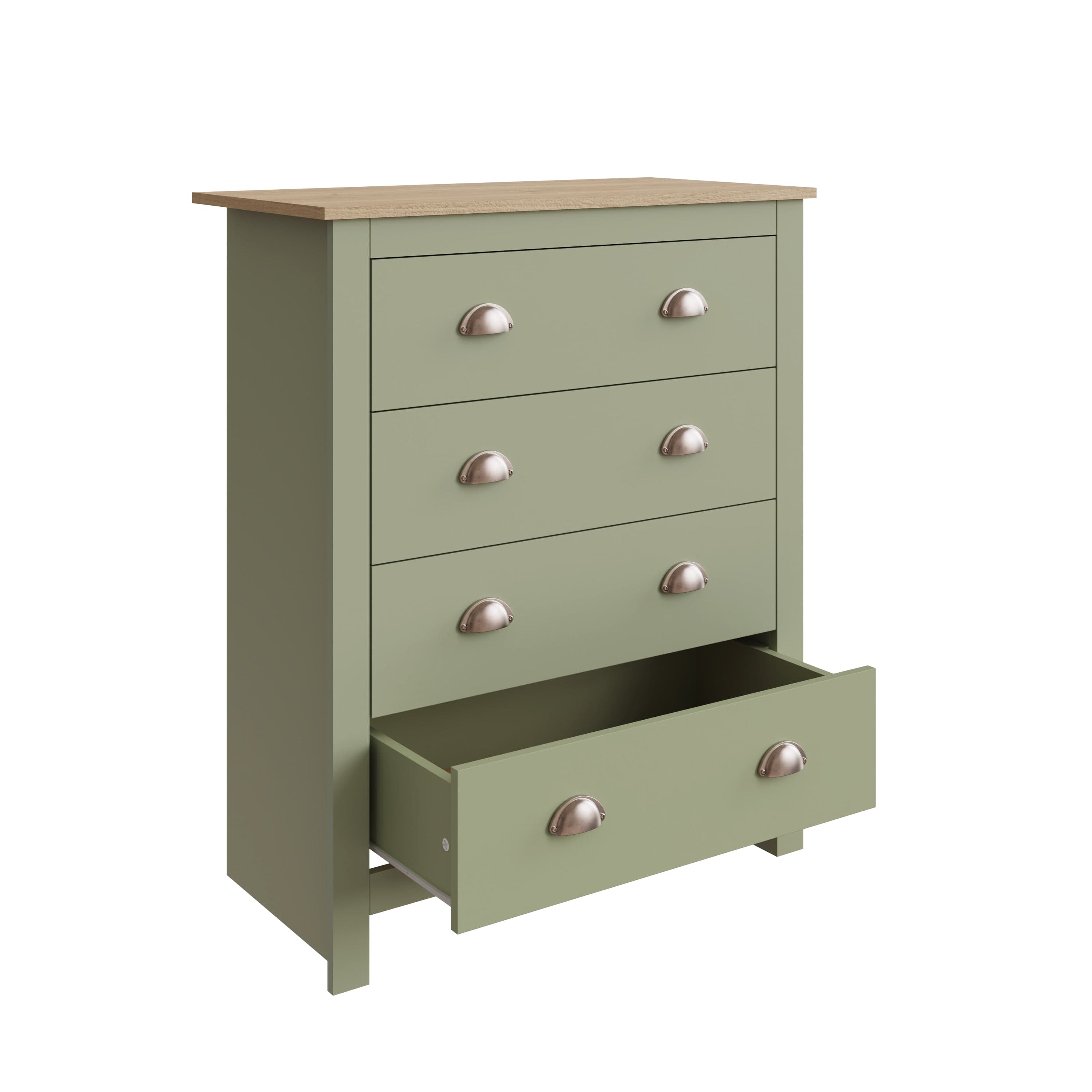 Lancaster 4 Piece Bedroom Set Sage Green – GFW, view 8