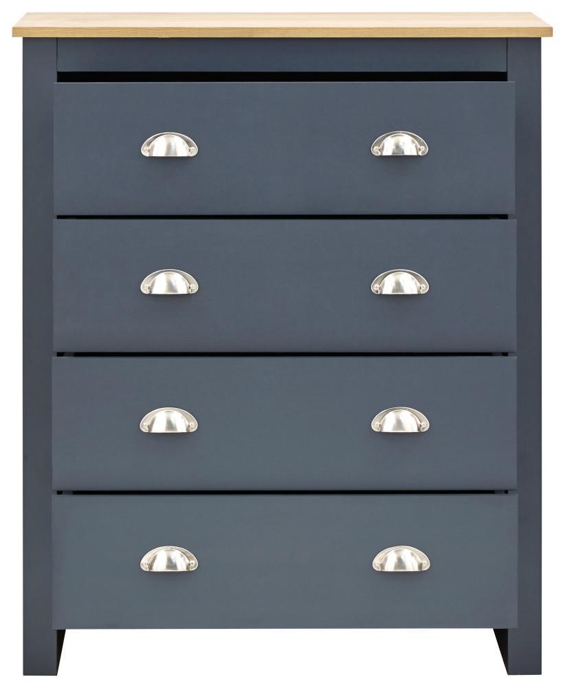 Lancaster 4 Piece Bedroom Set Slate Blue – GFW, view 9