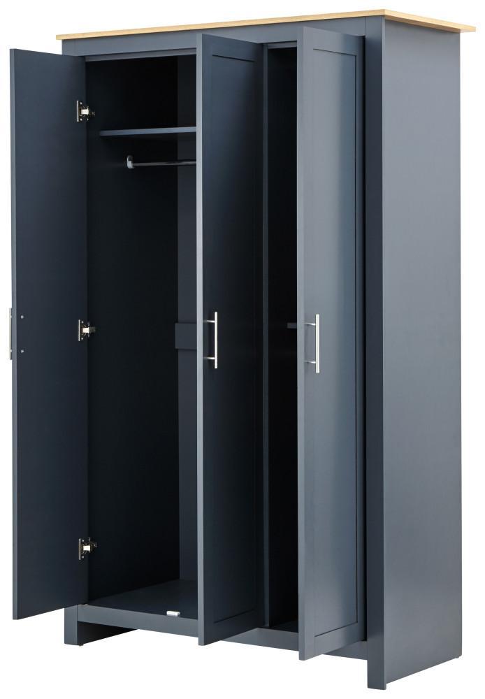 Lancaster 4 Piece Bedroom Set Slate Blue – GFW, view 15