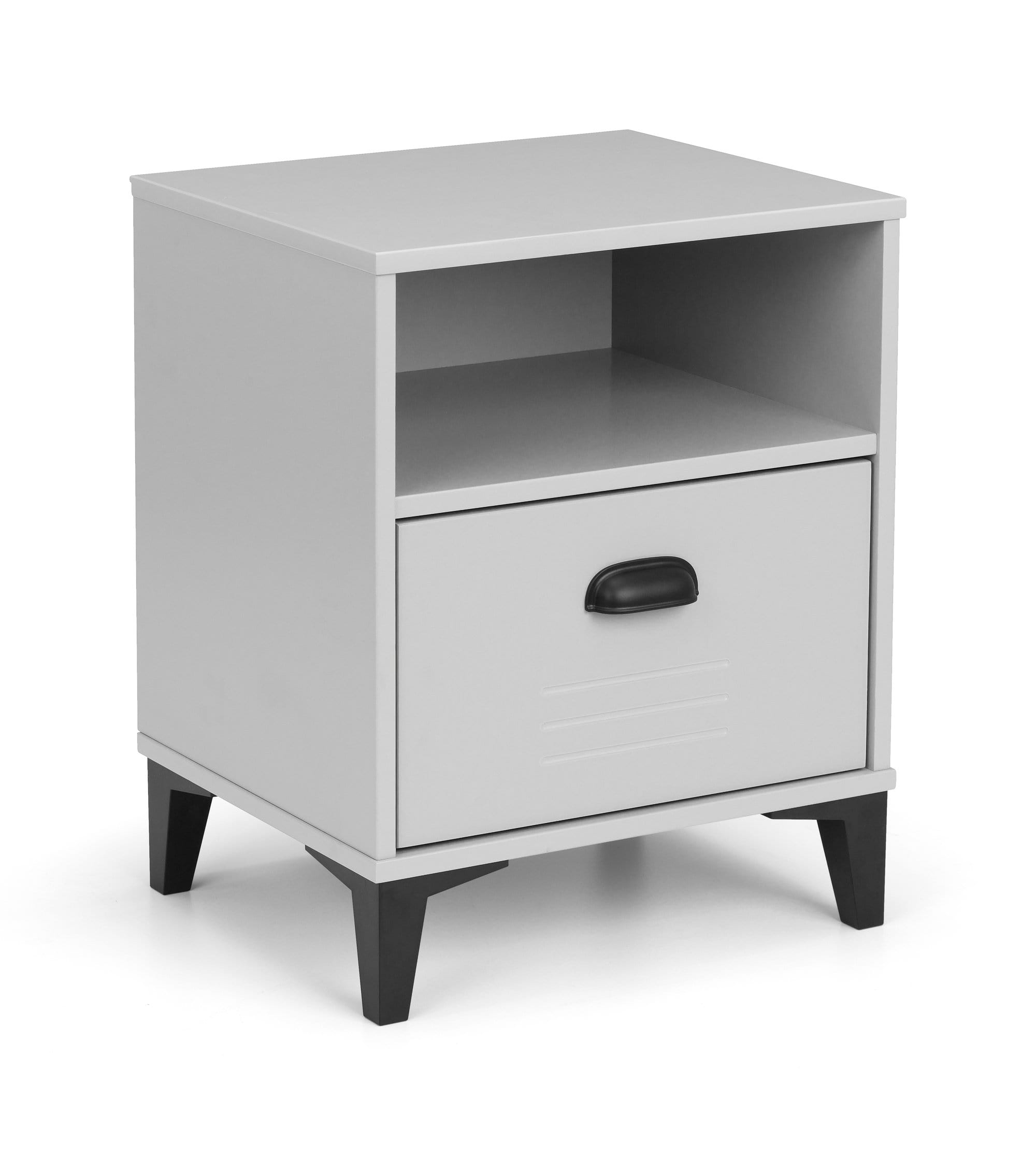 Julian Bowen Bedside Cabinet Lakers Locker 1 Drawer Bedside Bed Kings
