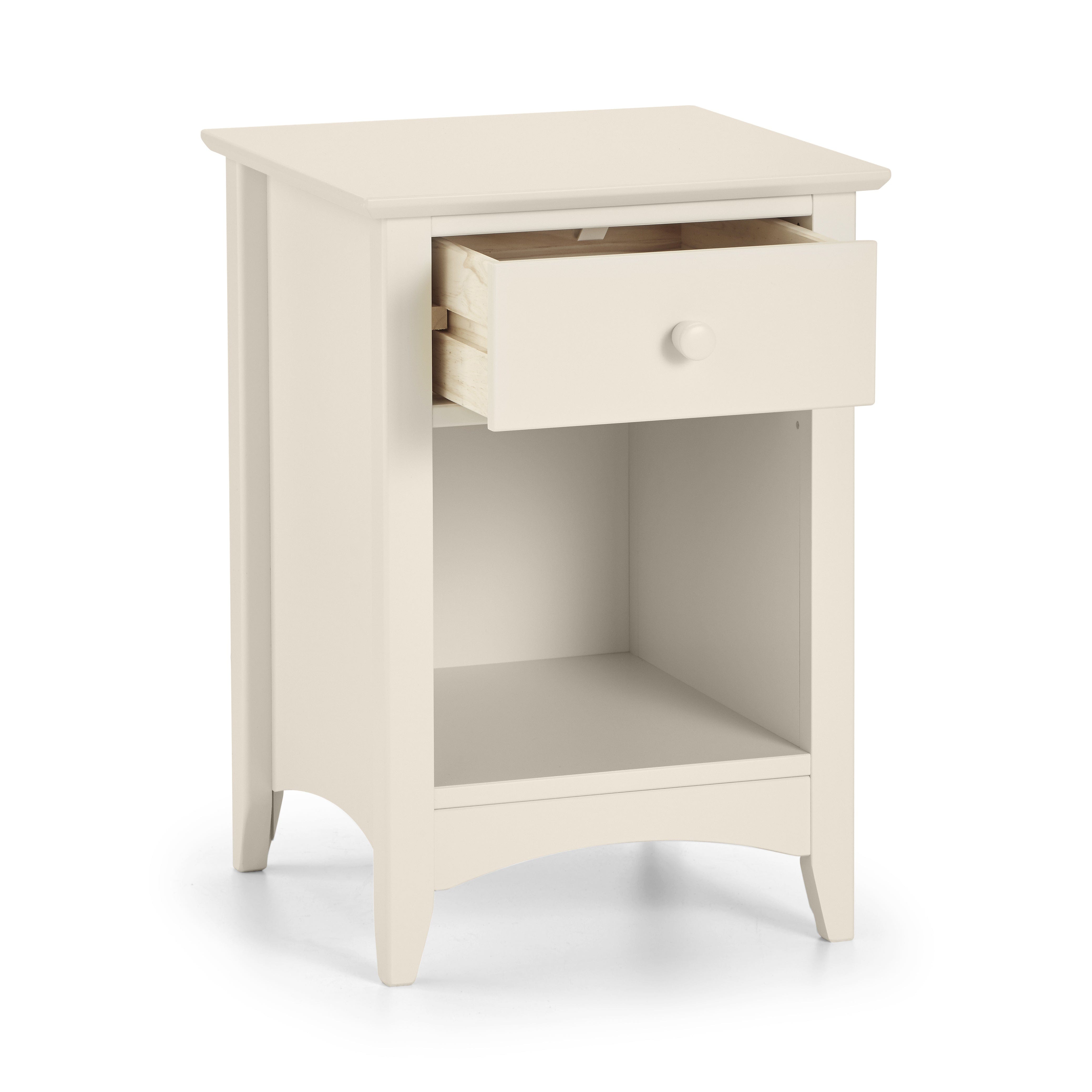 Cameo 1 Drawer Bedside – Julian Bowen, view 2
