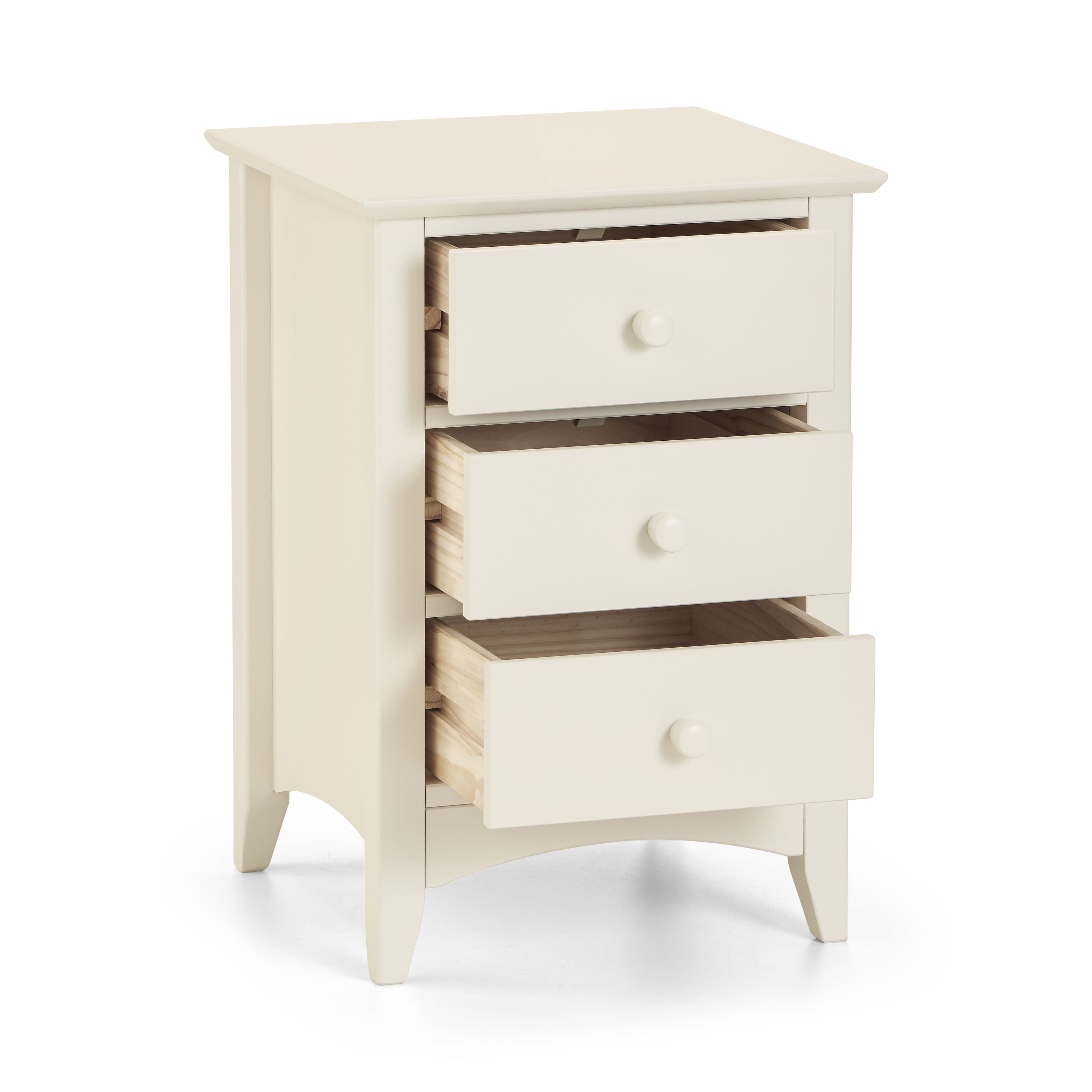 Cameo 3 Drawer Bedside – Julian Bowen