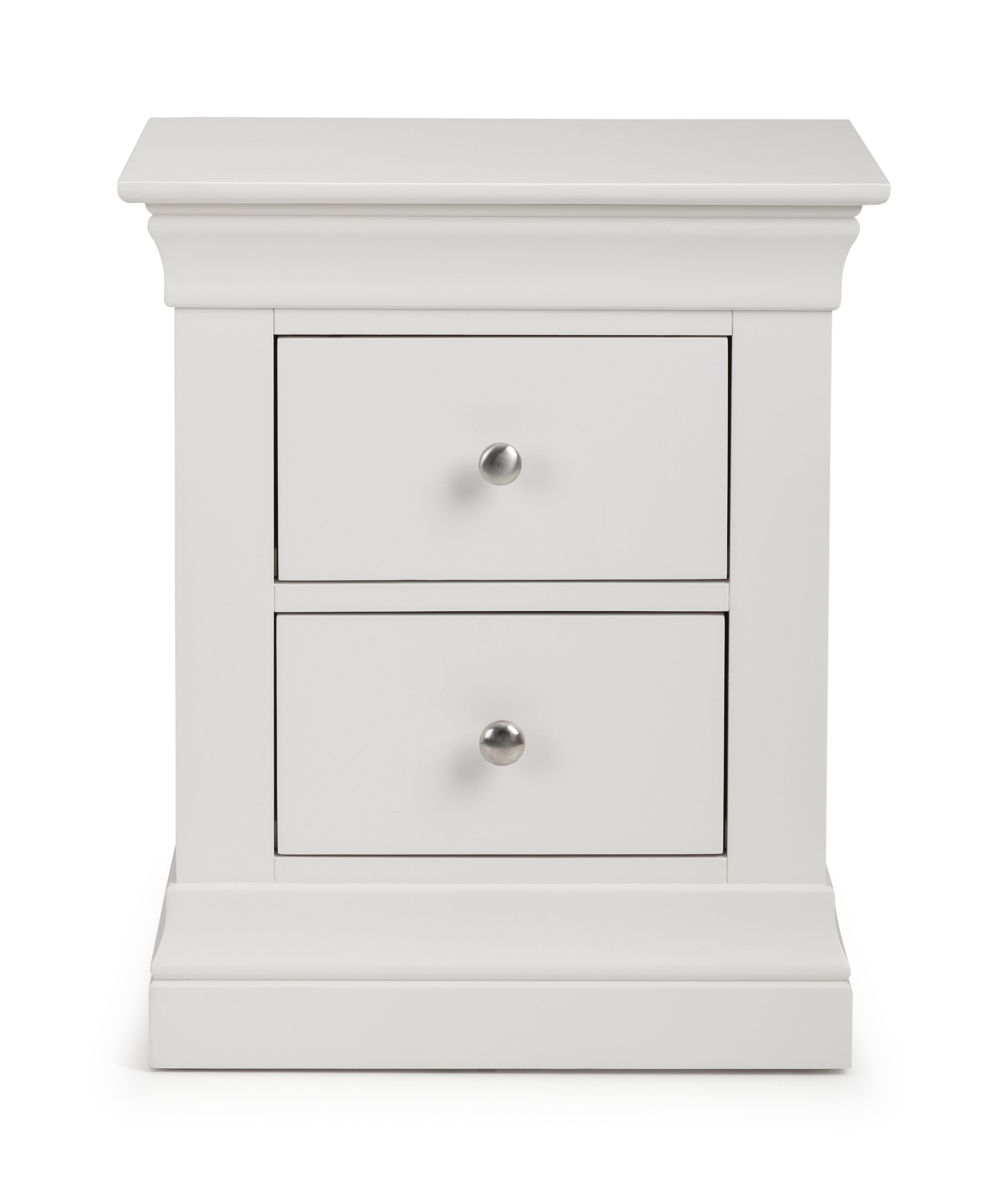 Clermont 2 Drawer Bedside Cabinet – Julian Bowen, view 4