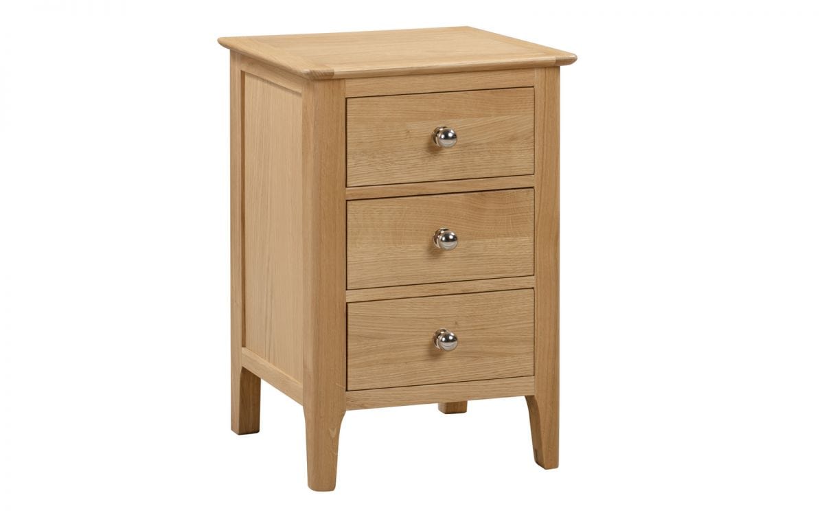Cotswold 3 Drawer Bedside Cabinet – Julian Bowen