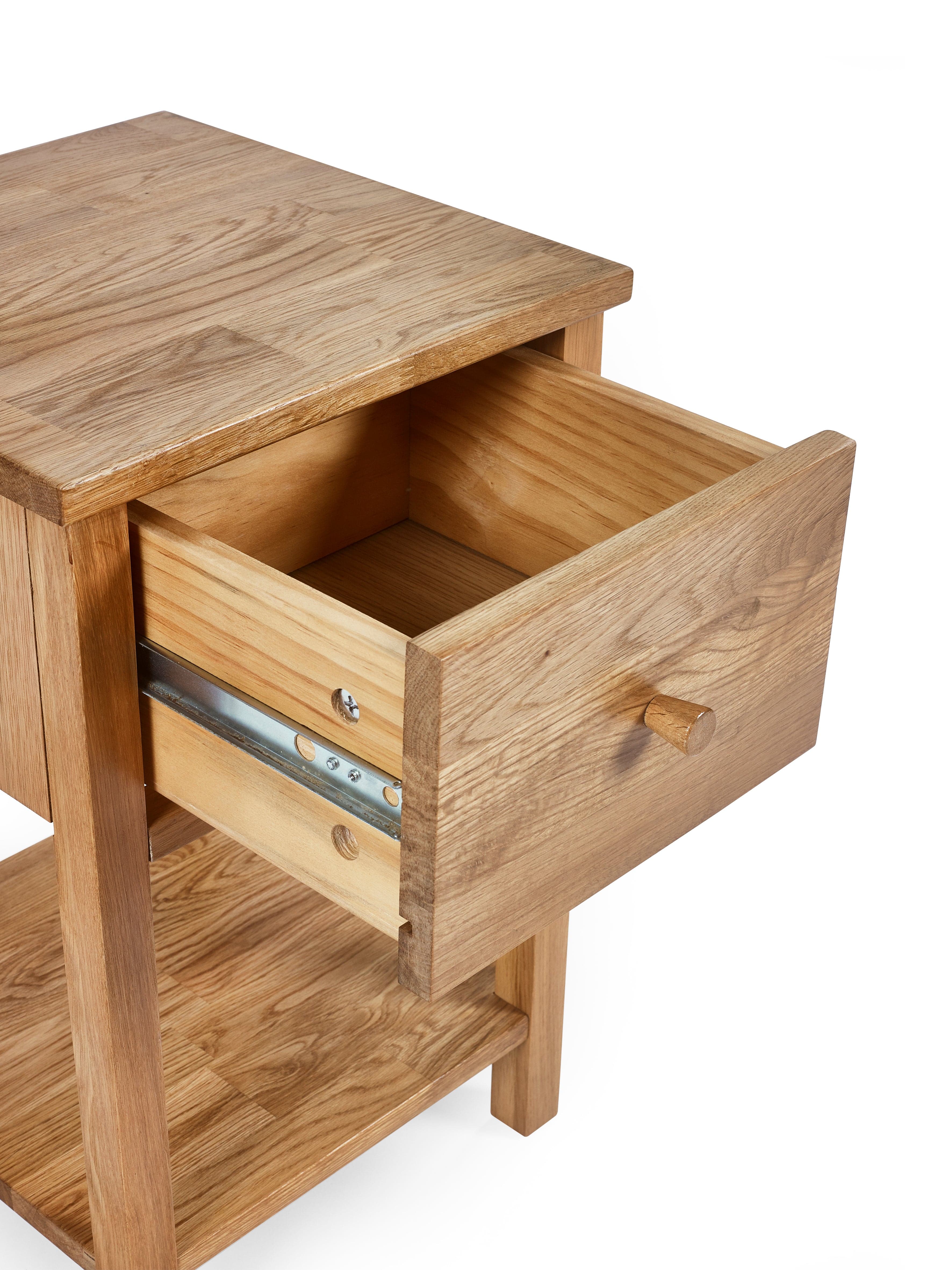 Coxmoor 1 Drawer - Oak – Julian Bowen, view 5