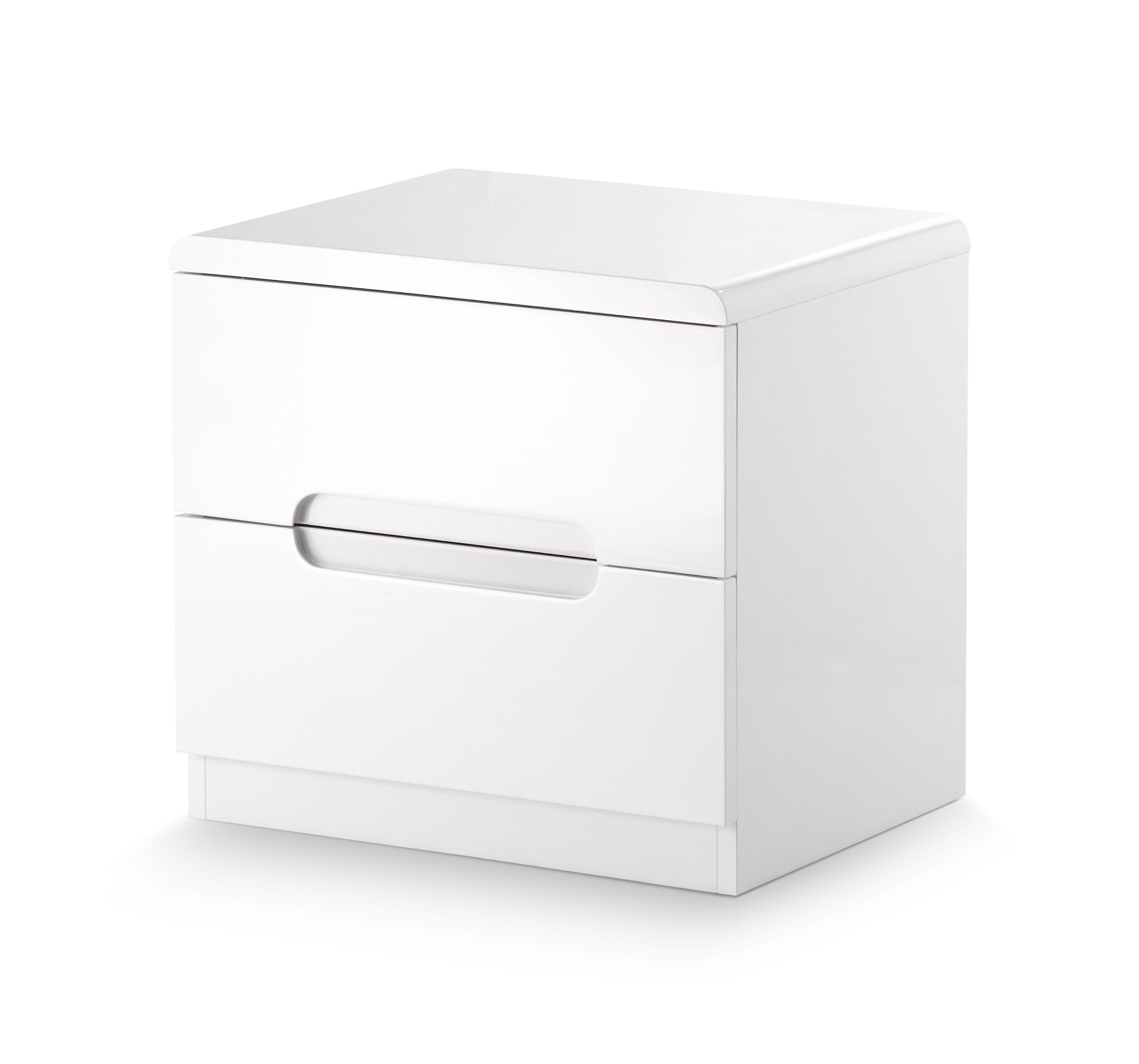 Manhattan 2 Drawer Bedside – Julian Bowen