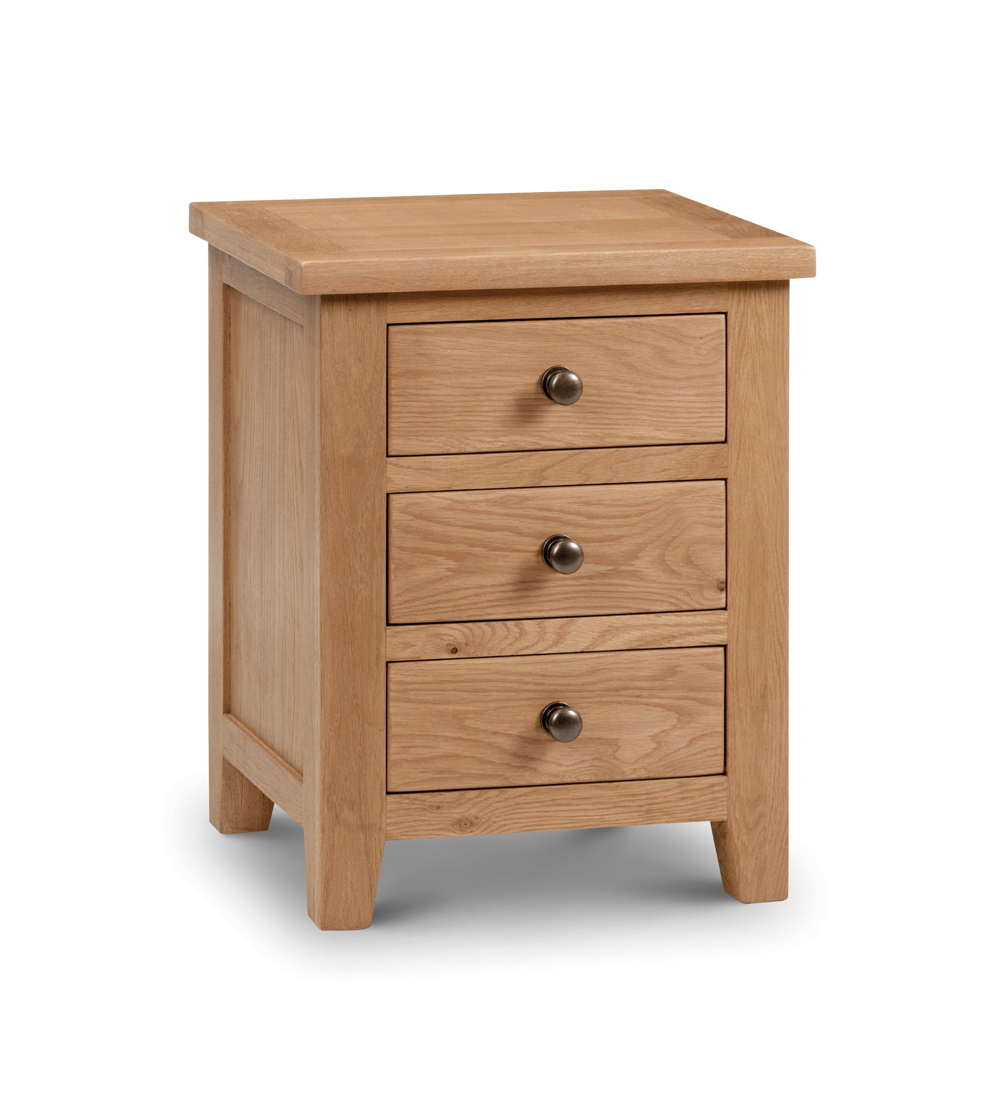 Marlborough 3 Drawer Bedside Ass – Julian Bowen