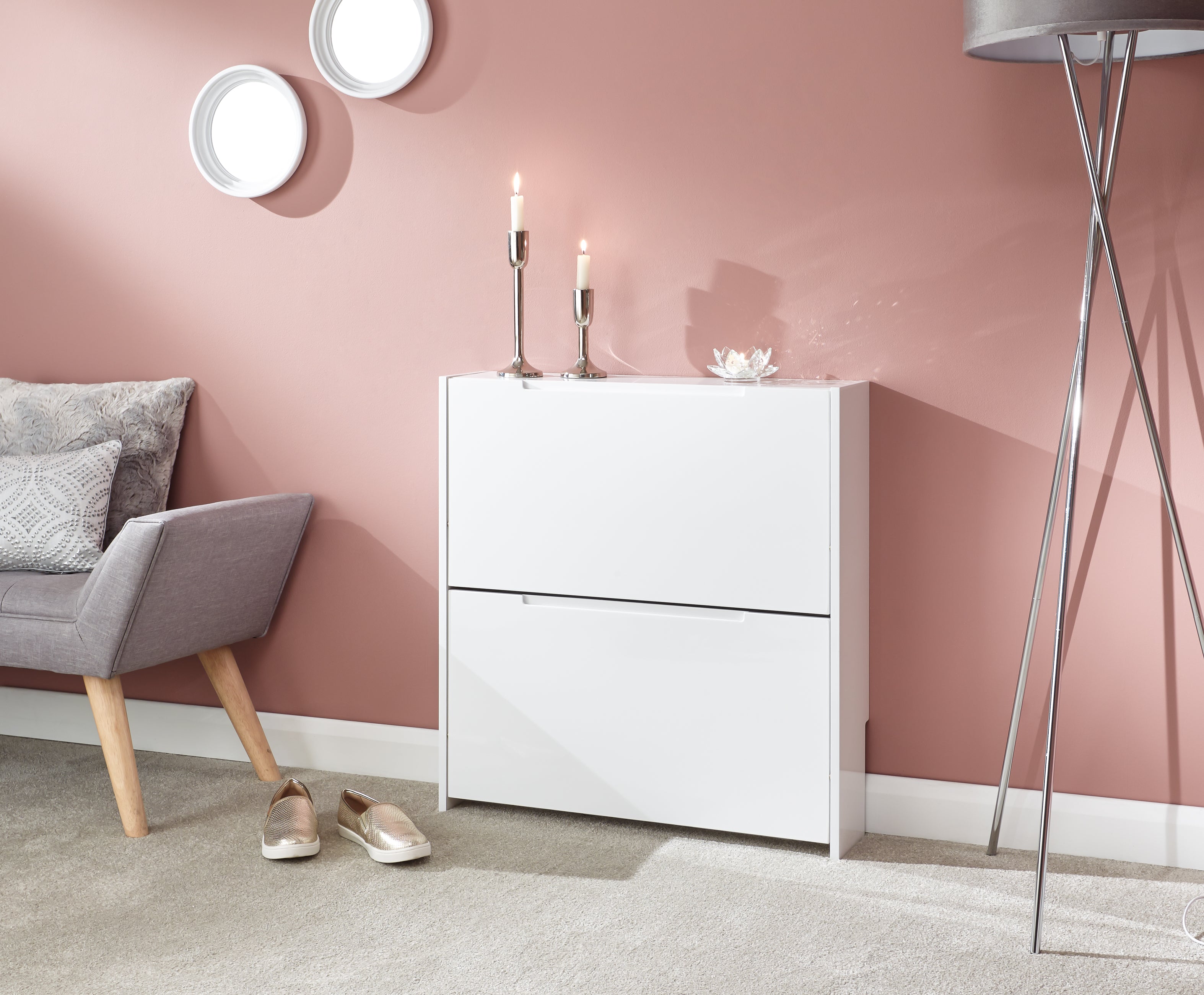 Narrow High – White