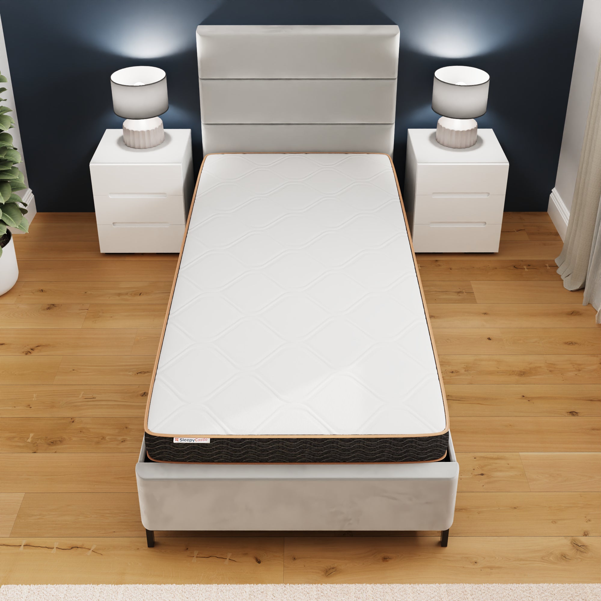 Sleepycastle Bonnell Mattress 90cm – White