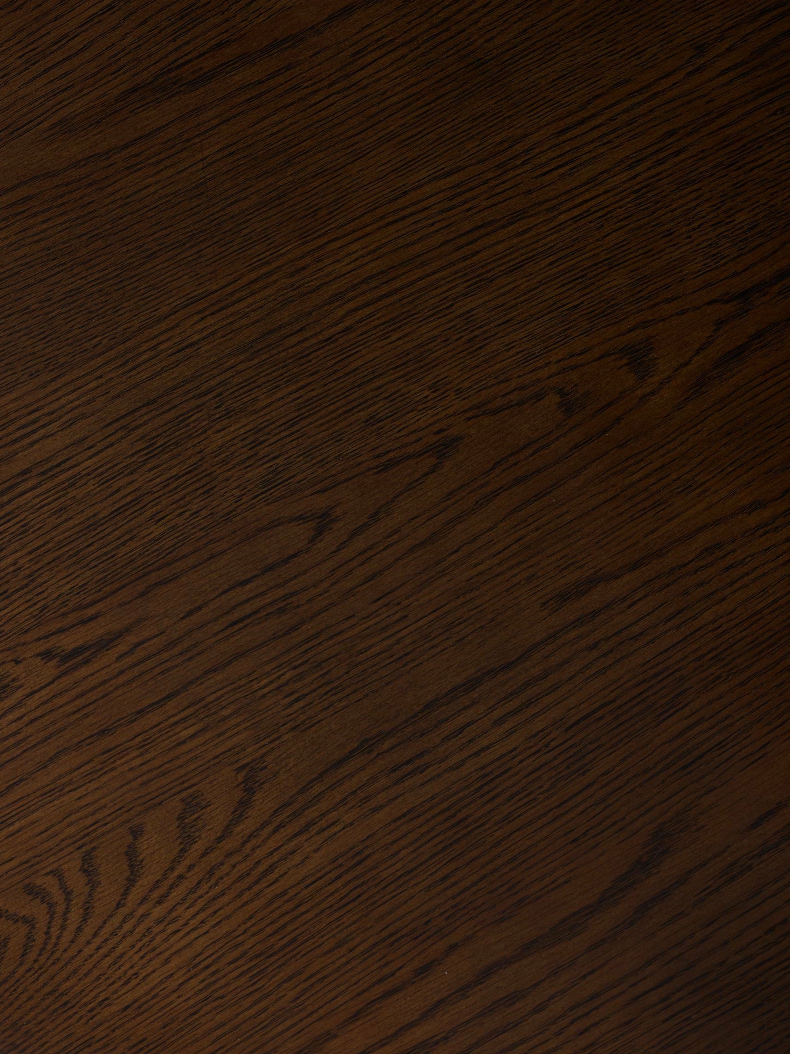 Ollie Dark Oak 80cm Round Coffee Table – Julian Bowen, view 9