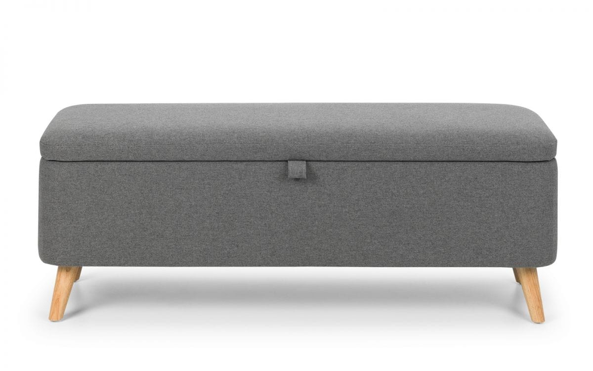 Astrid Blanket Box - Grey – Julian Bowen