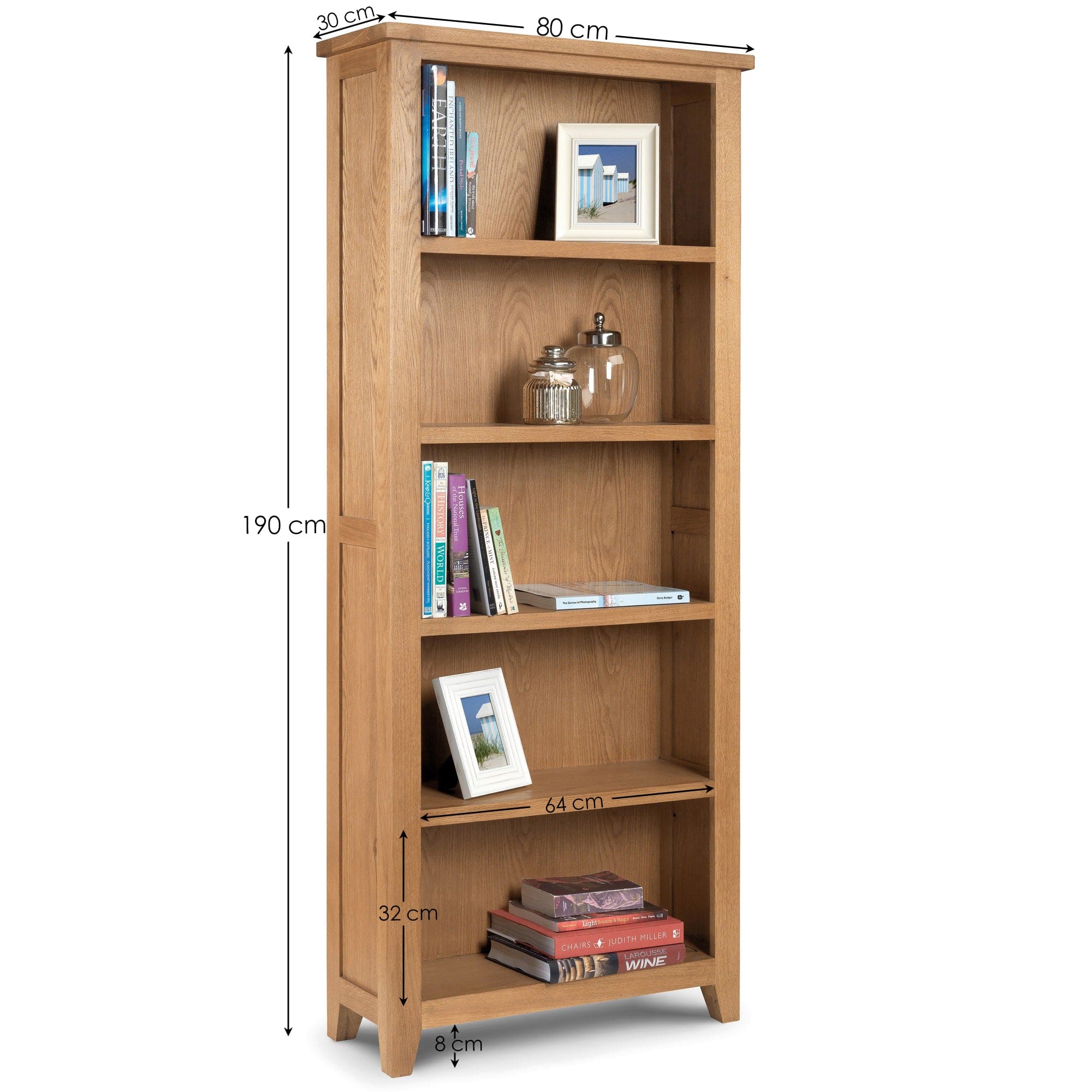 Astoria Tall Bookcase – Julian Bowen, view 2