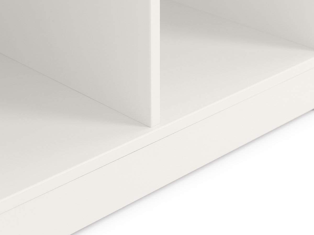 Julian Bowen BOOKCASE Pluto Cube Bookcase Stone White Bed Kings