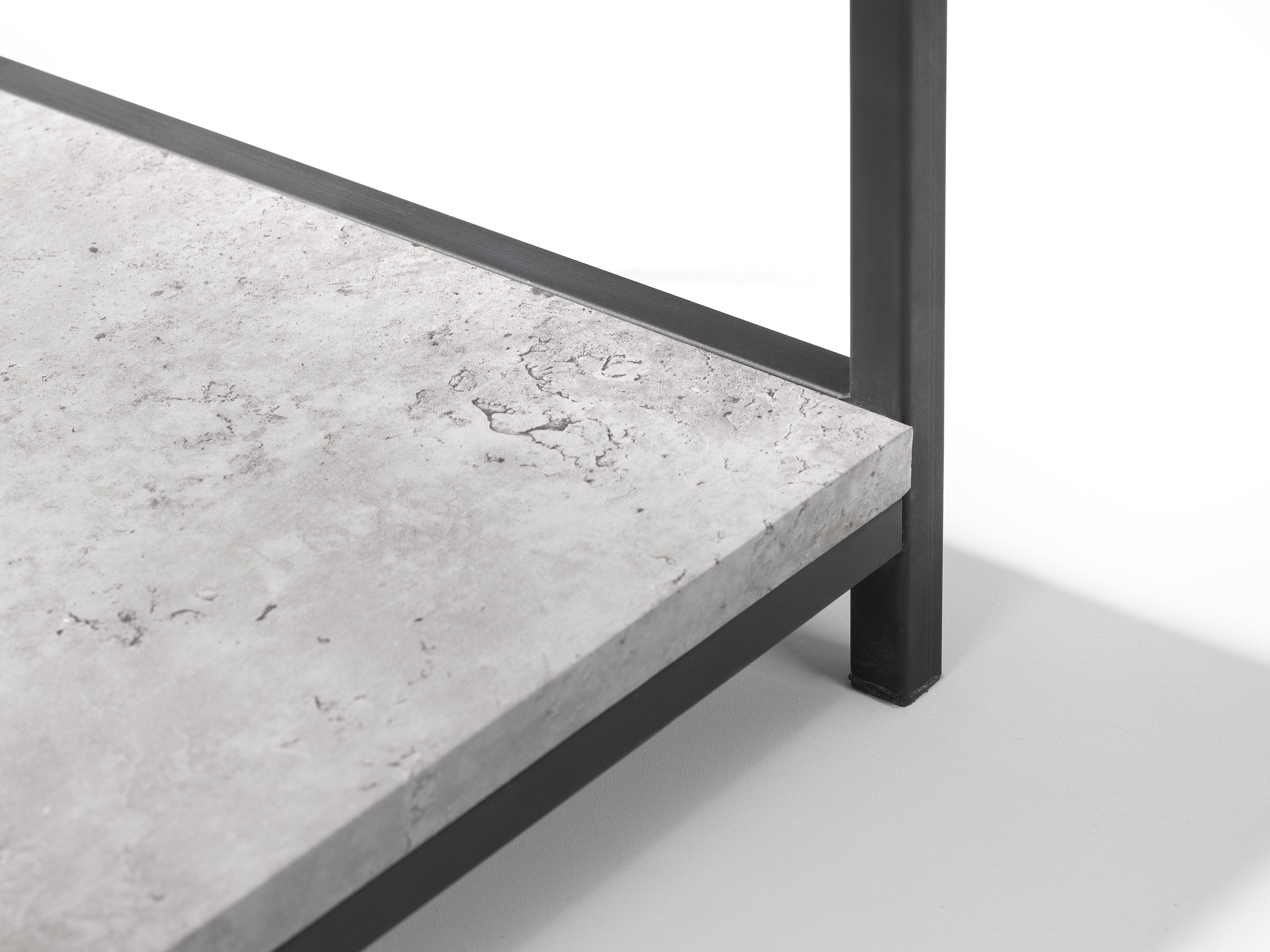 Staten Tall Concrete Bookcase – Julian Bowen, view 5