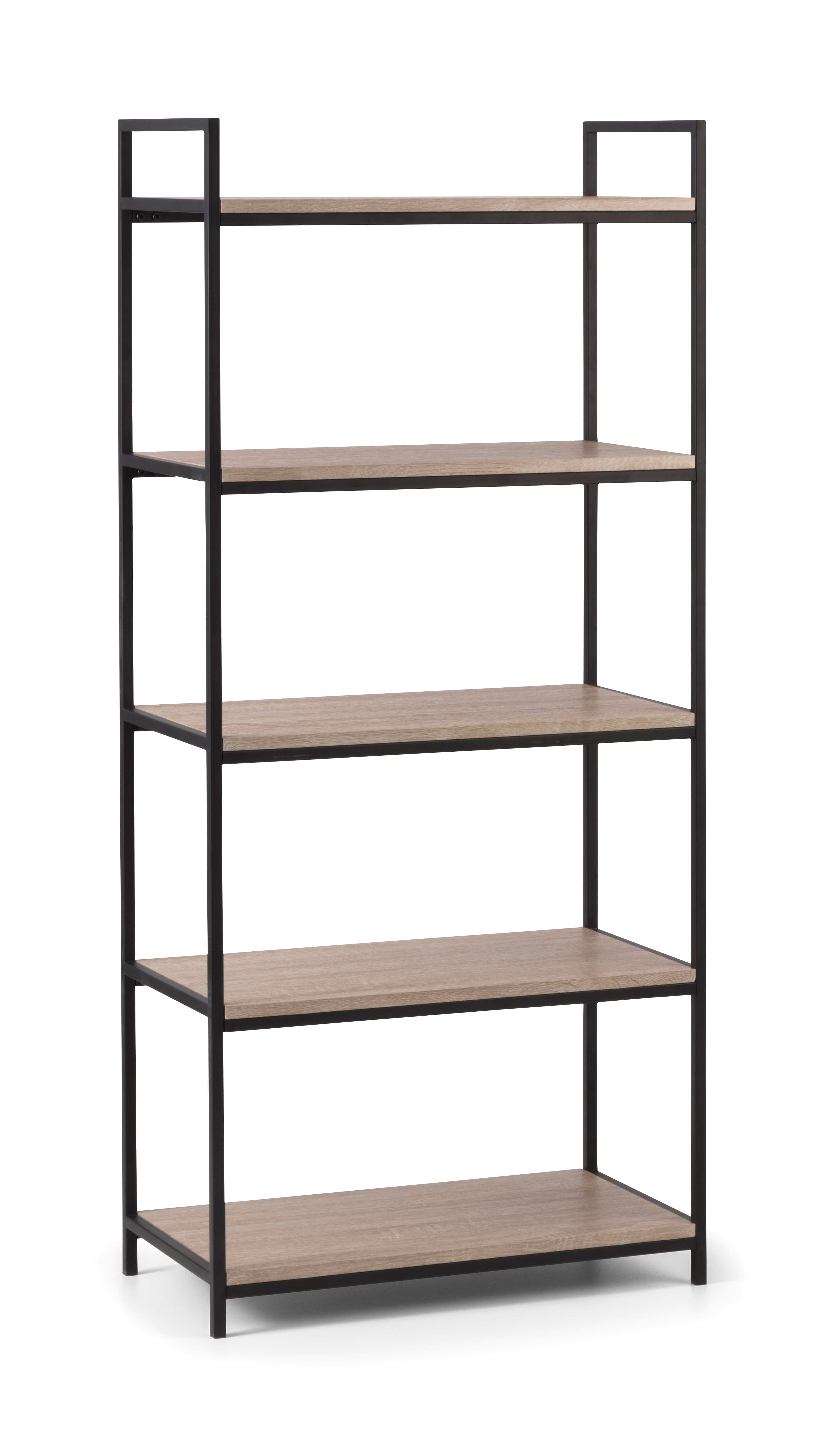 Tribeca Tall Bookcase - Sonoma Oak – Julian Bowen
