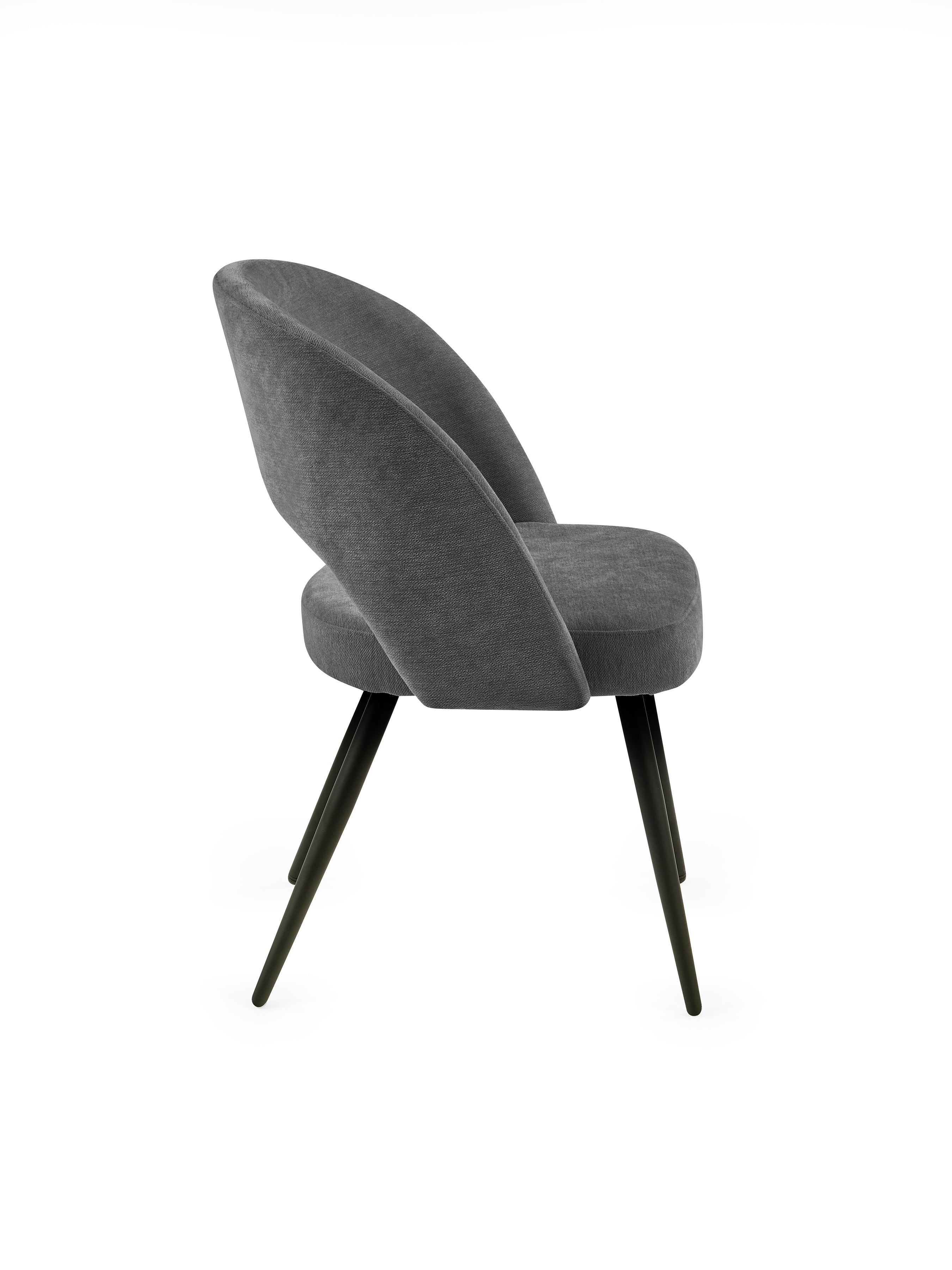 Ella Dining Chairs - Onyx (Set of 2) – Julian Bowen, view 5