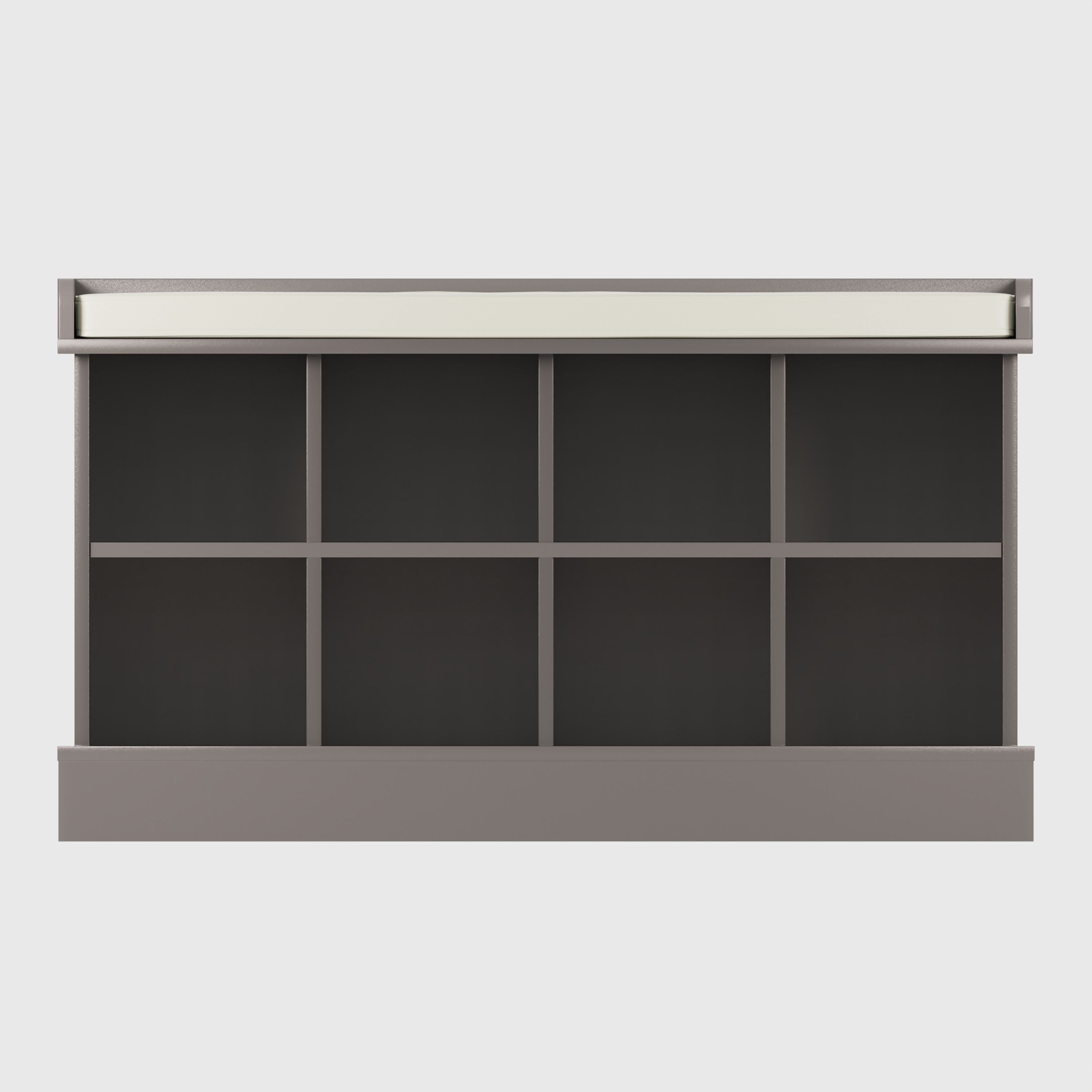 Kempton Shoe Bench Grey – GFW, view 3