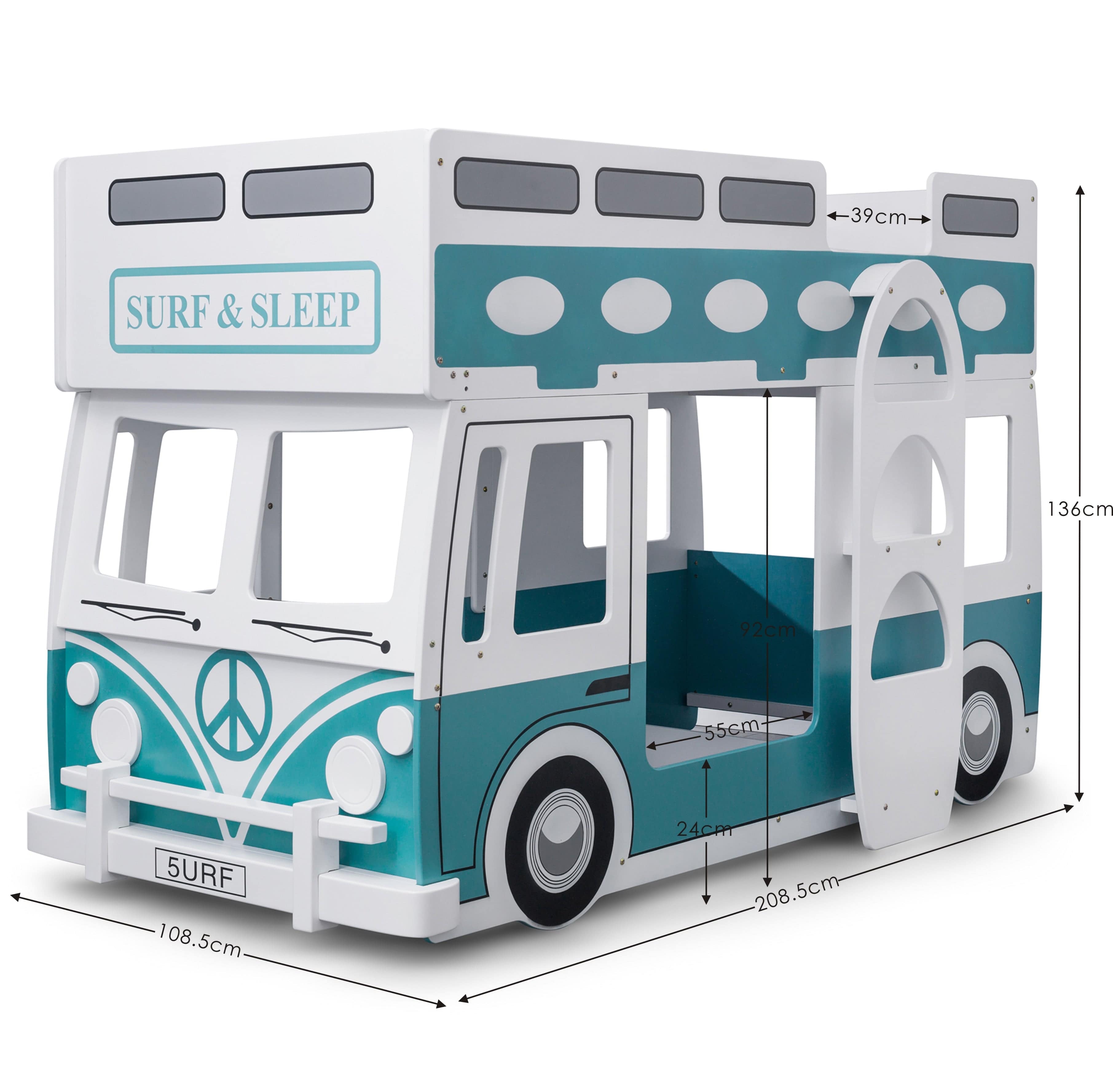 Campervan Bunk Bed – Julian Bowen, view 7