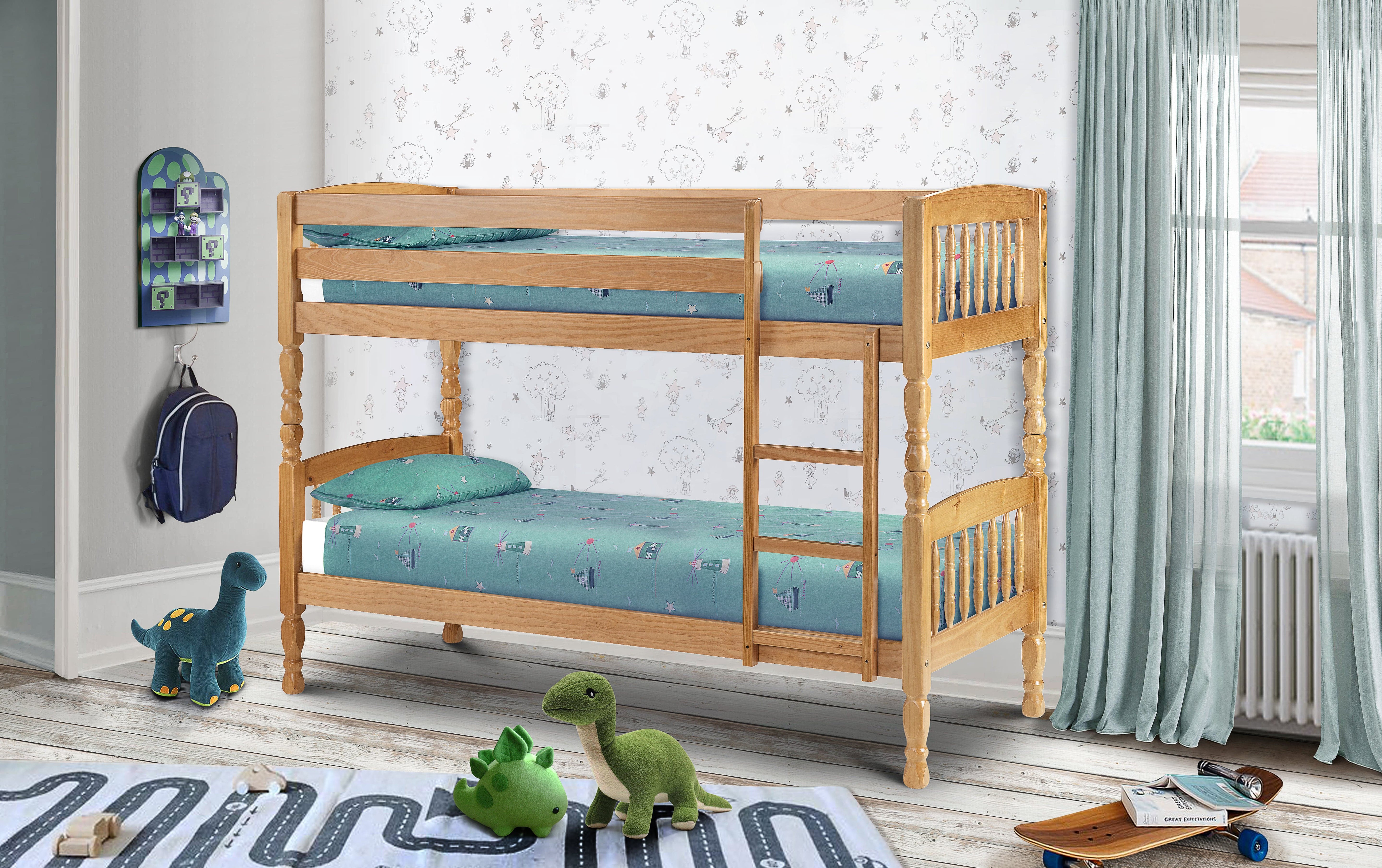 Lincoln Bunk Bed 90Cm – Julian Bowen, view 2