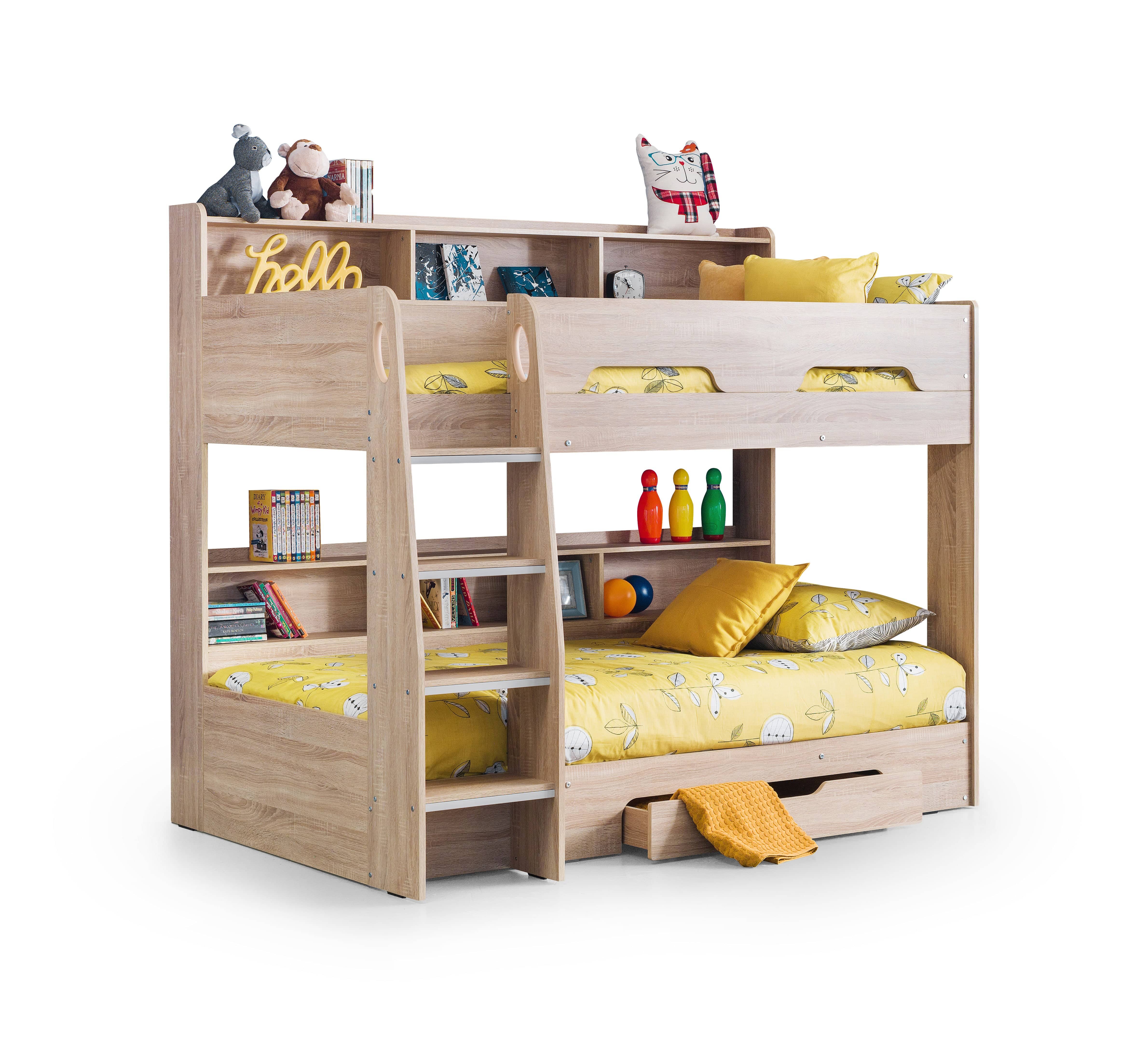 Orion Bunk Bed - Sonoma Oak – Julian Bowen