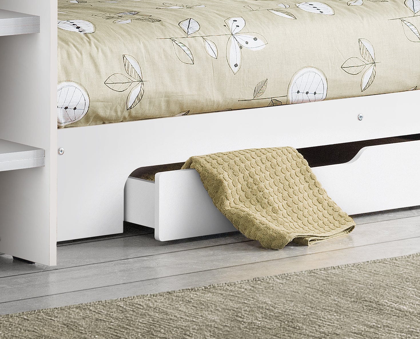 Orion Bunk Bed - White – Julian Bowen, view 2