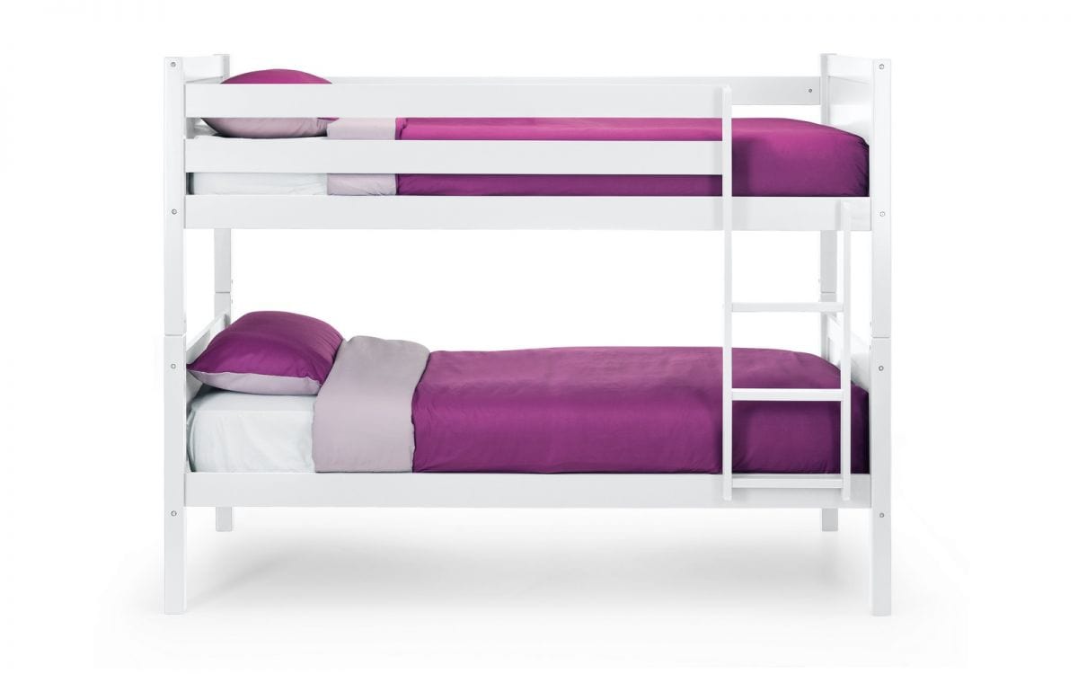 Bella Bunk Bed - White – Julian Bowen, view 4