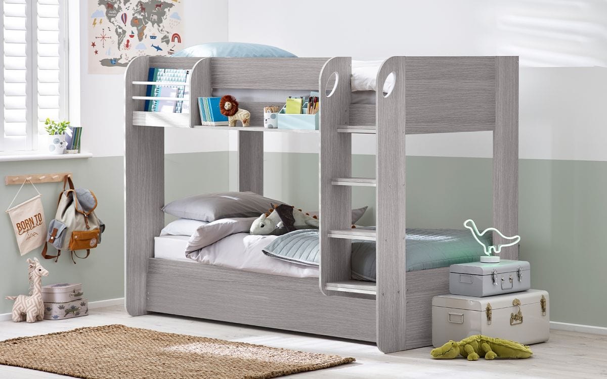 Mars Bunk & Underbed Grey Oak – Julian Bowen, view 2