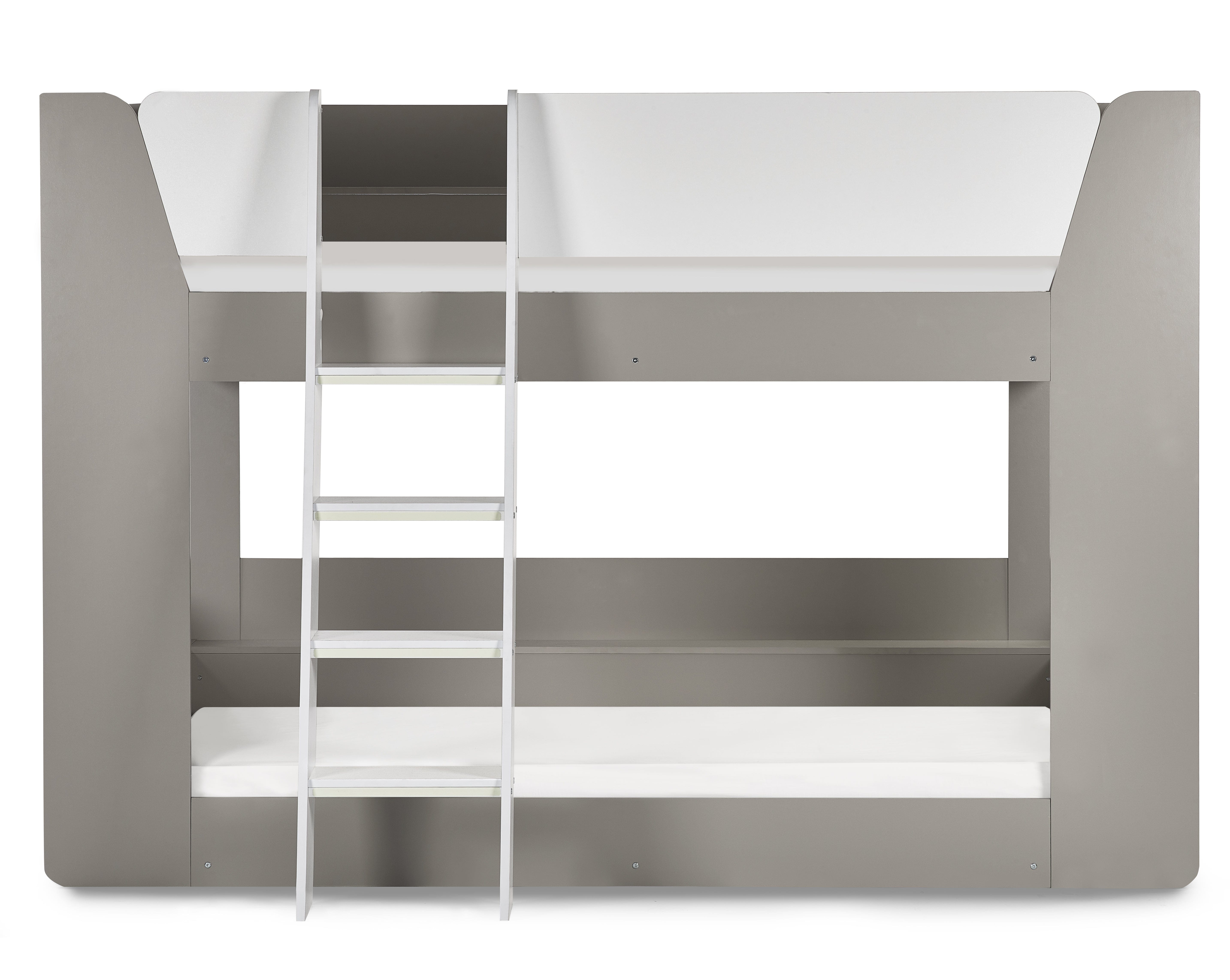 Parsec Bunk Bed Taupe & White – Julian Bowen