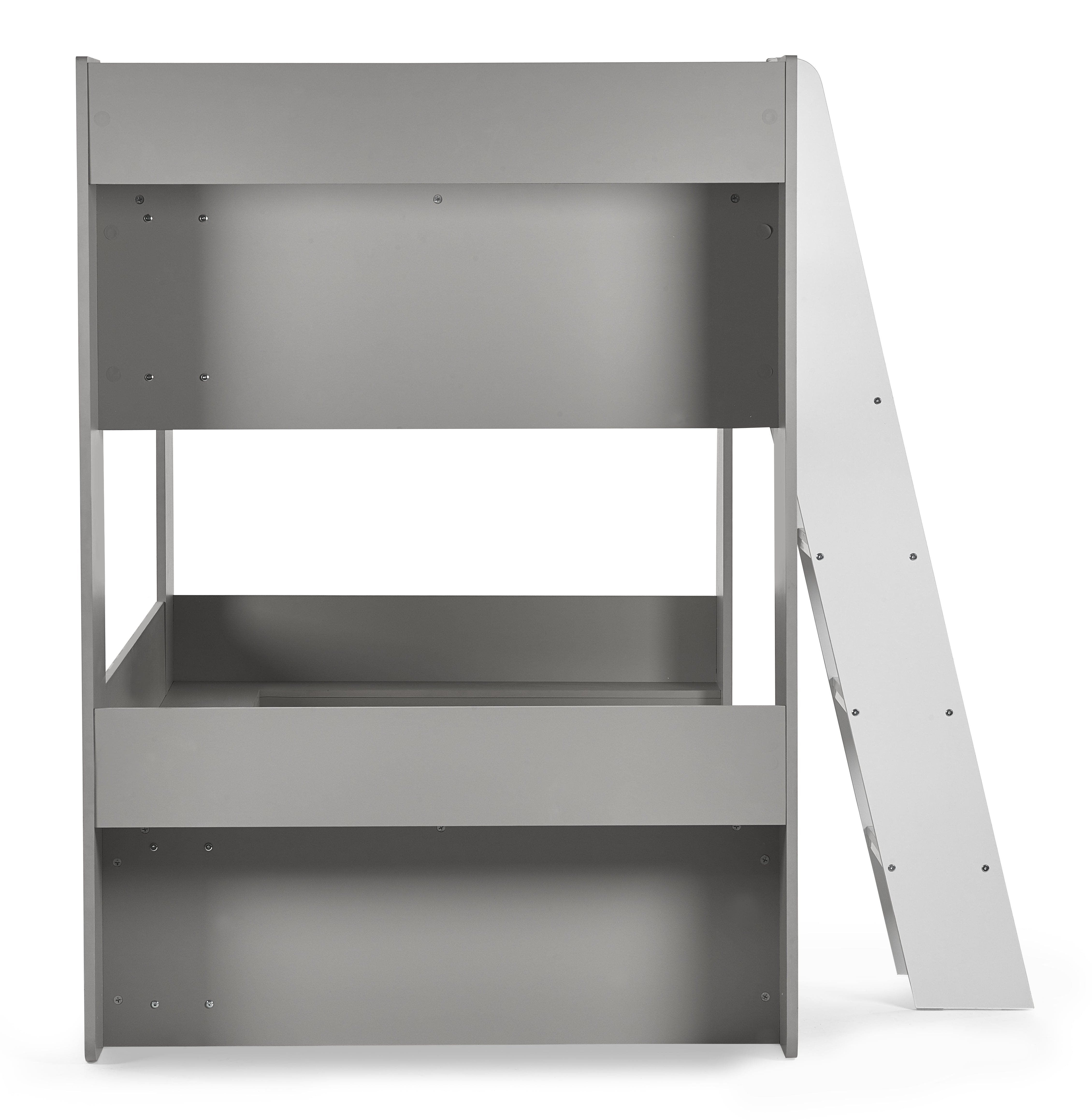 Parsec Bunk Bed Taupe & White – Julian Bowen, view 2