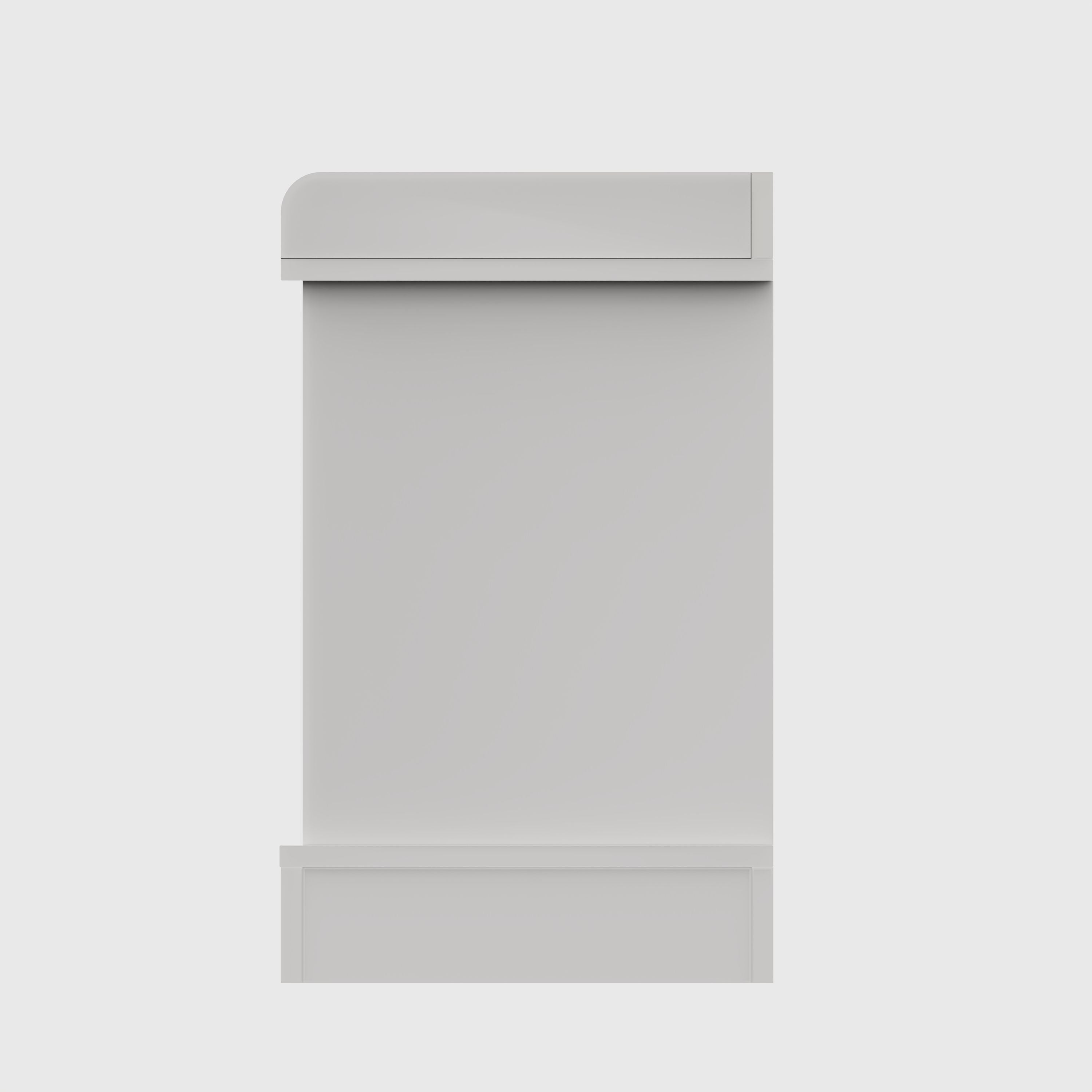Kempton Shoe Bench White – GFW, view 4