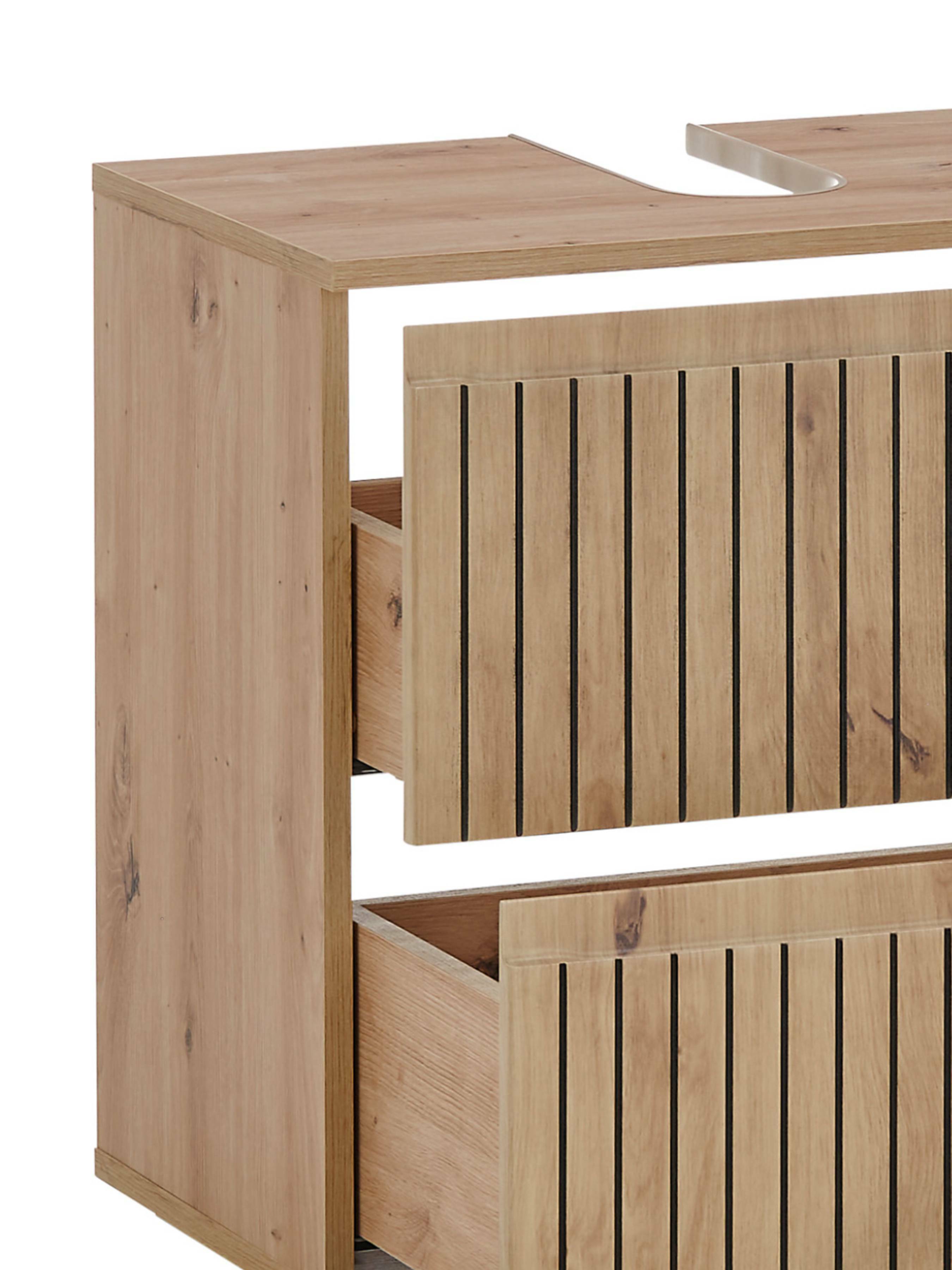 Austin 2 Drawer Under Sink Cabinet – Julian Bowen, view 7