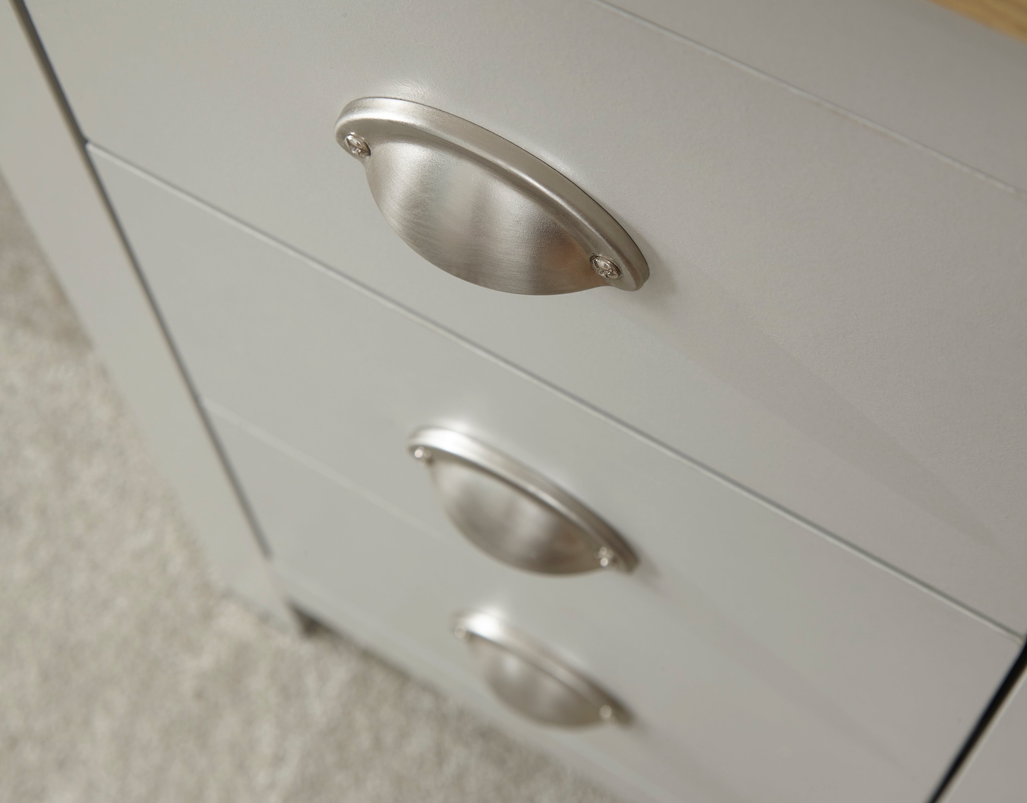 Lancaster Study Desk Grey – GFW, view 8