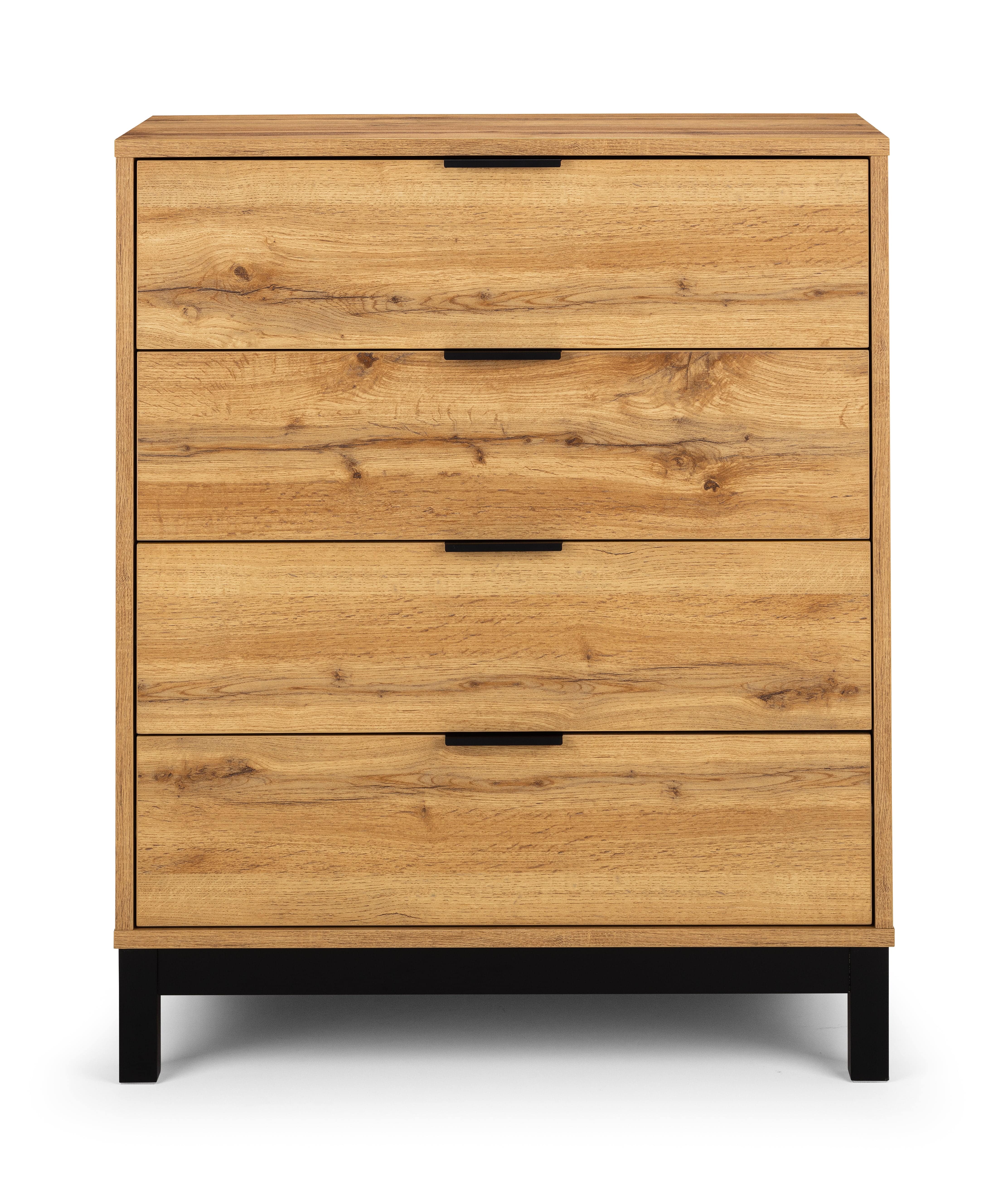 Bali 4 Drawer Chest – Julian Bowen, view 4