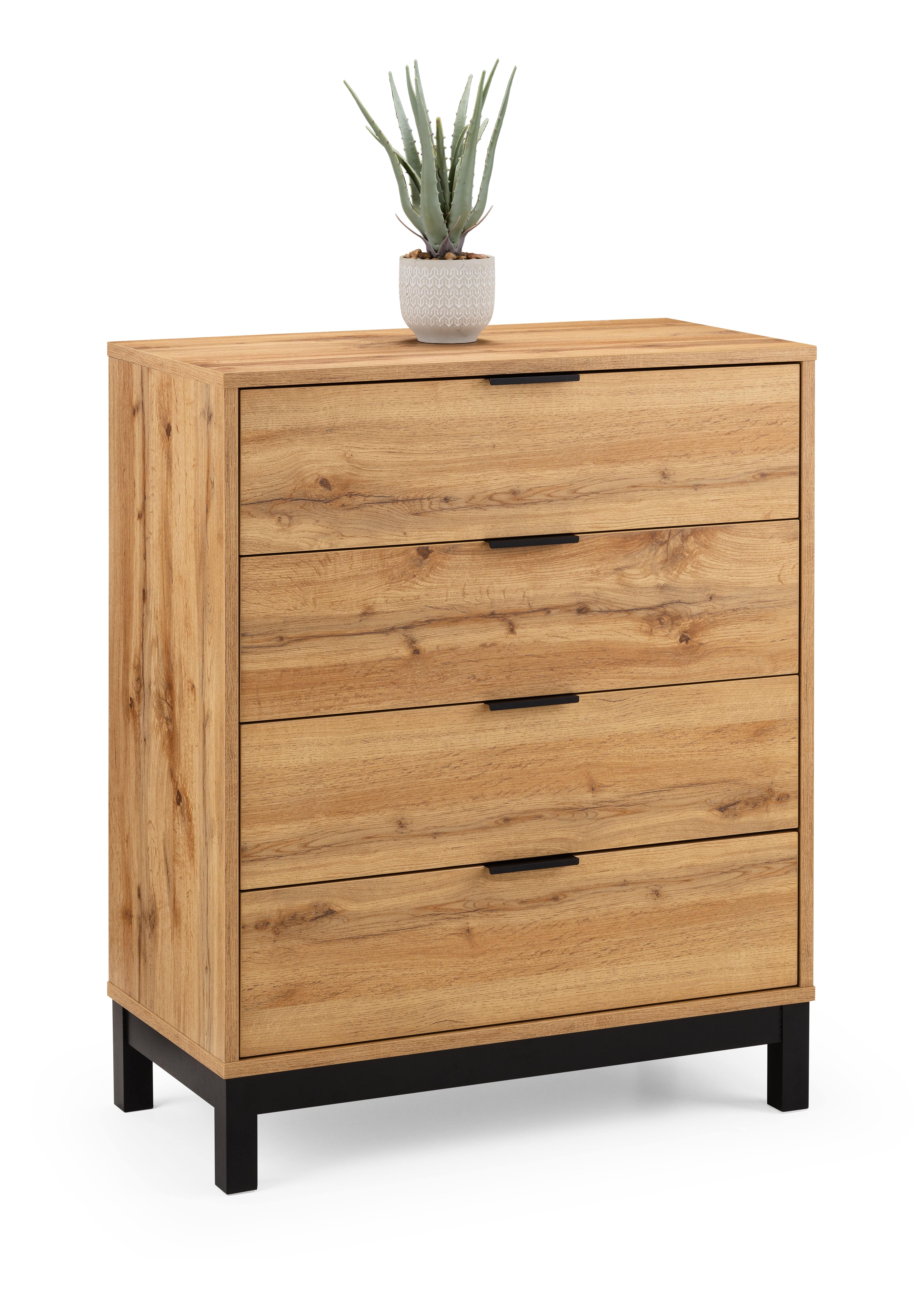 Bali 4 Drawer Chest – Julian Bowen, view 2