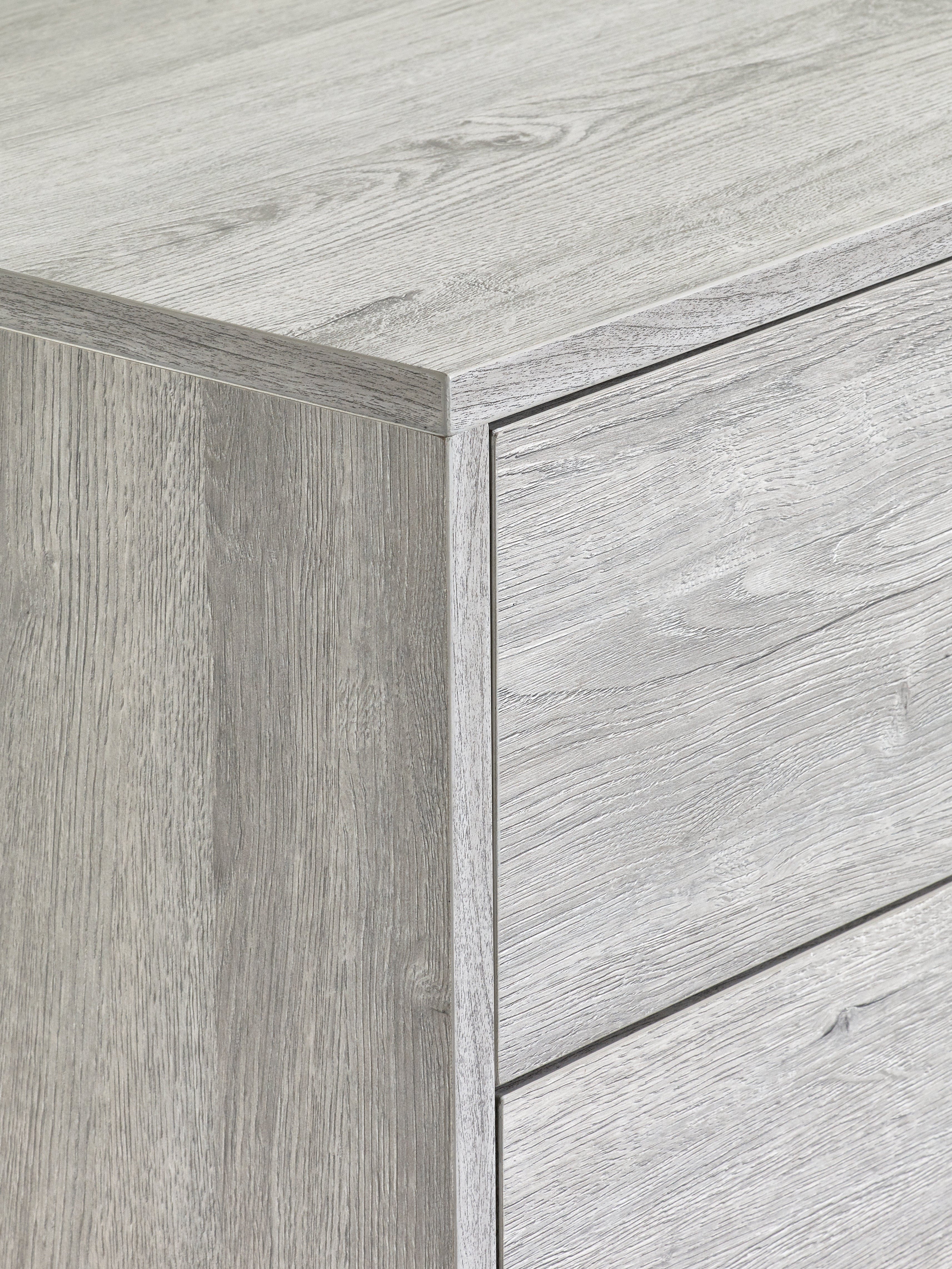 Bali 4 Drawer Chest - Grey Oak – Julian Bowen, view 5