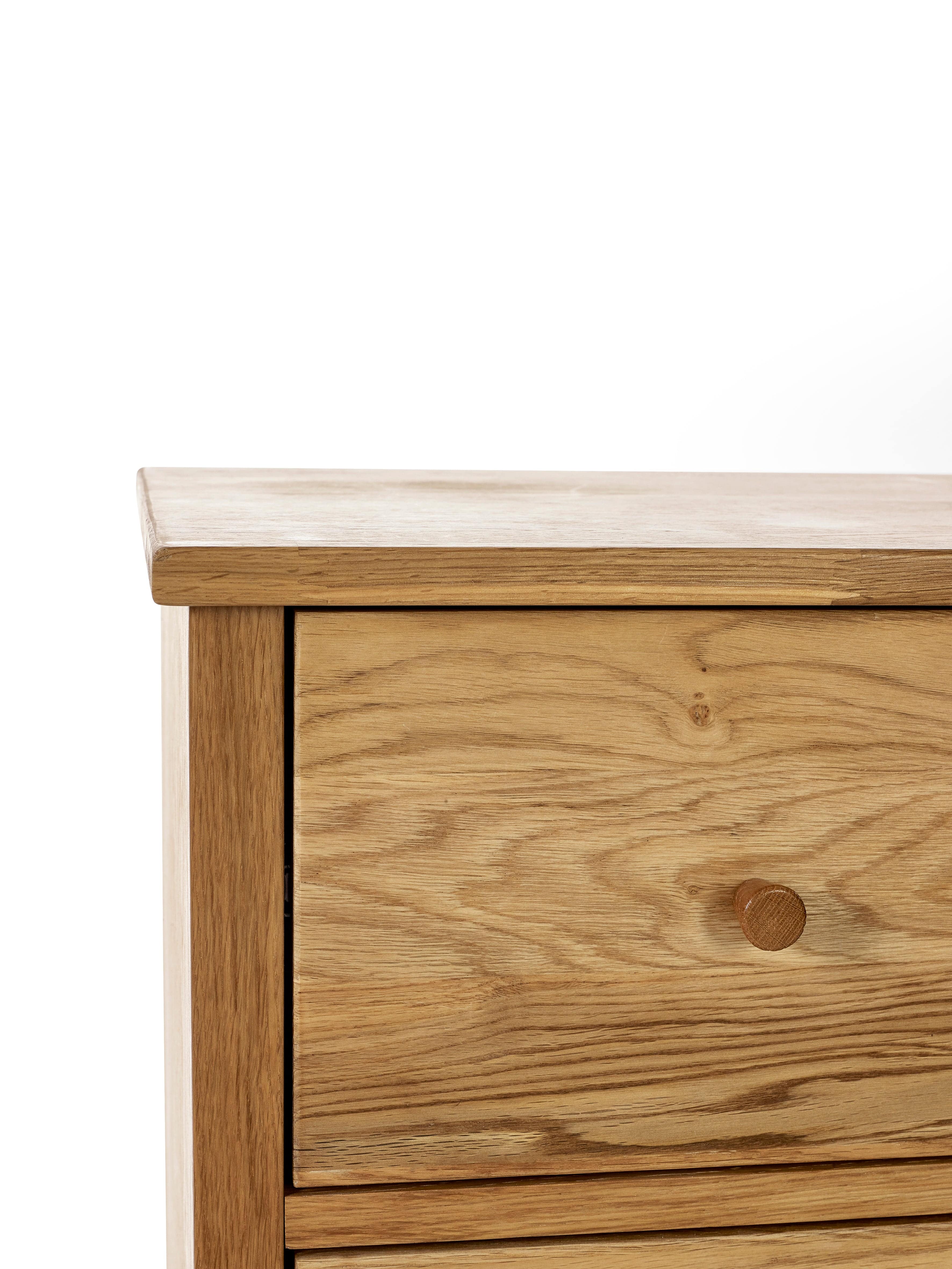 Coxmoor 3 Drawer Chest - Oak – Julian Bowen, view 9