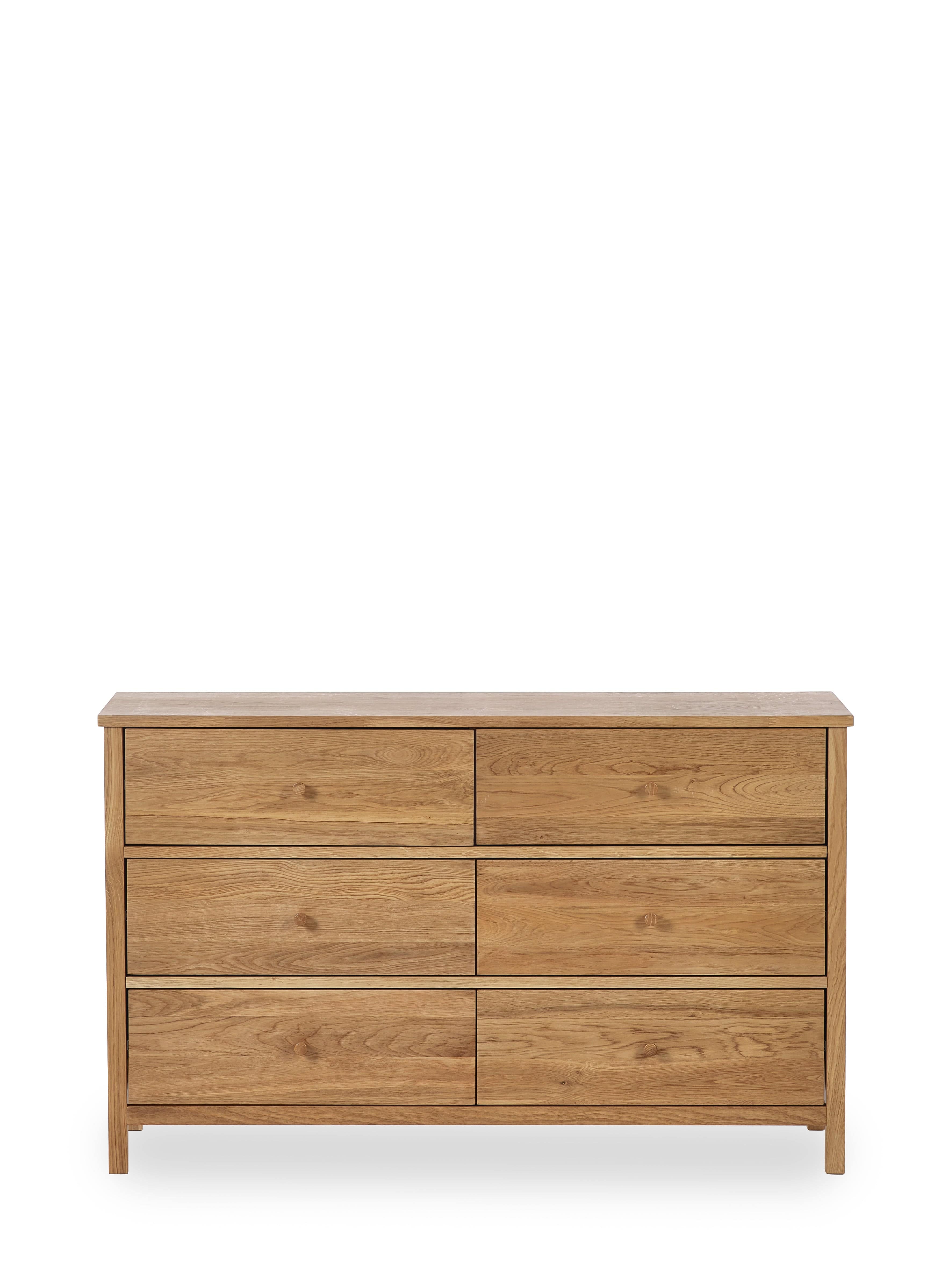 Coxmoor 6 Drawer Chest - Oak – Julian Bowen, view 5