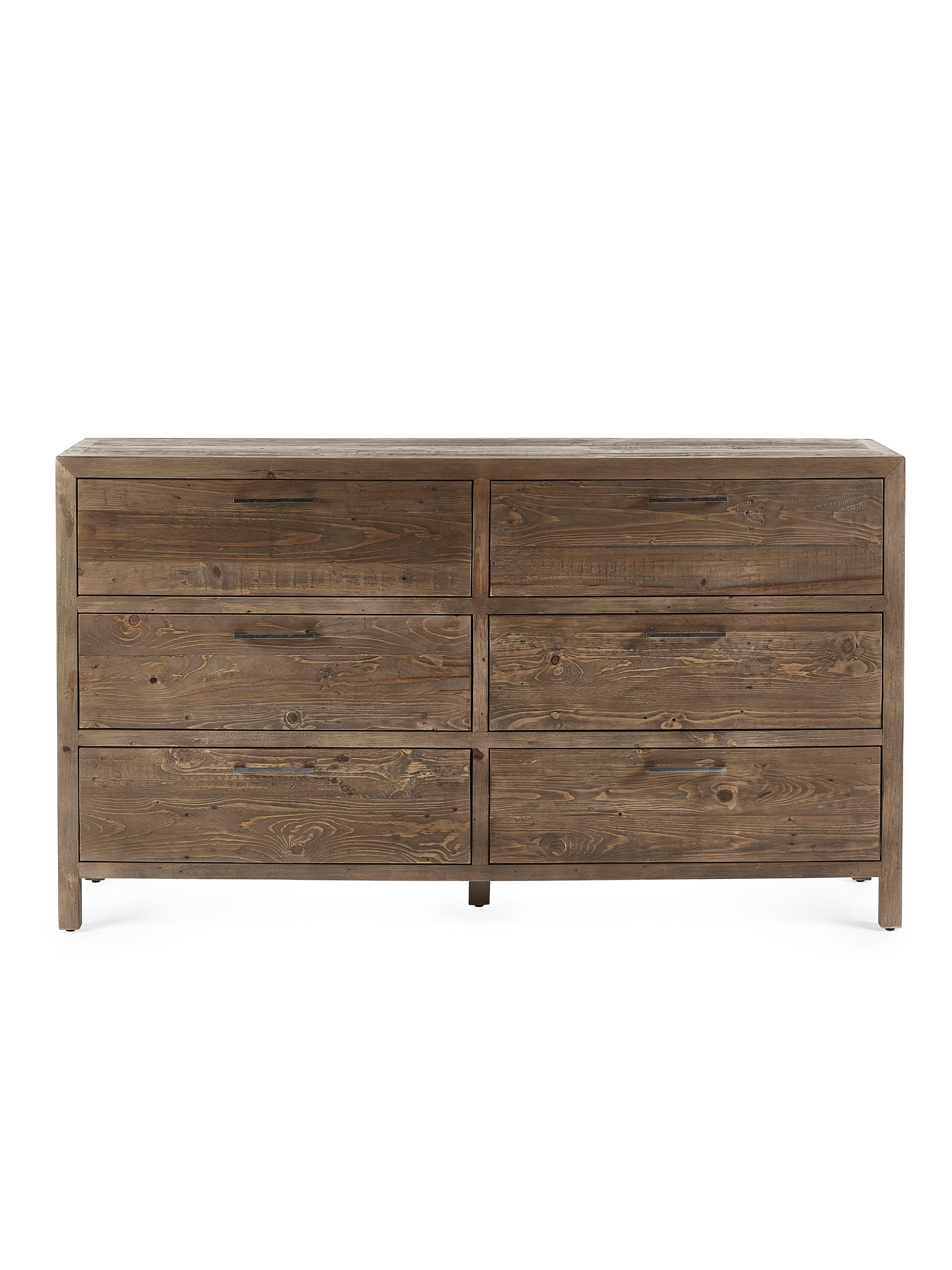 Heritage 6 Drawer Wide Chest – Julian Bowen, view 3