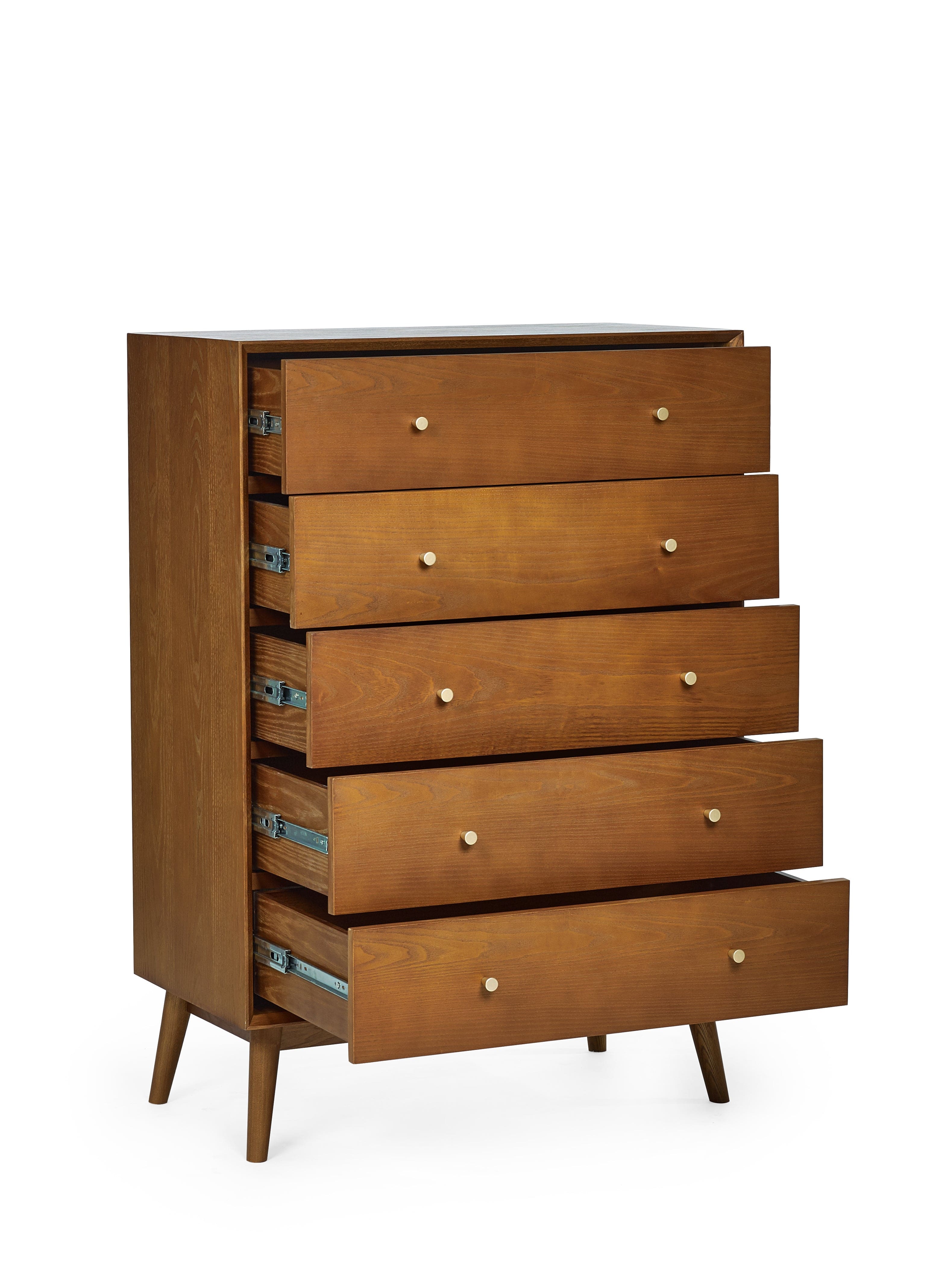 Lowry 5 Drawer Chest – Julian Bowen, view 2