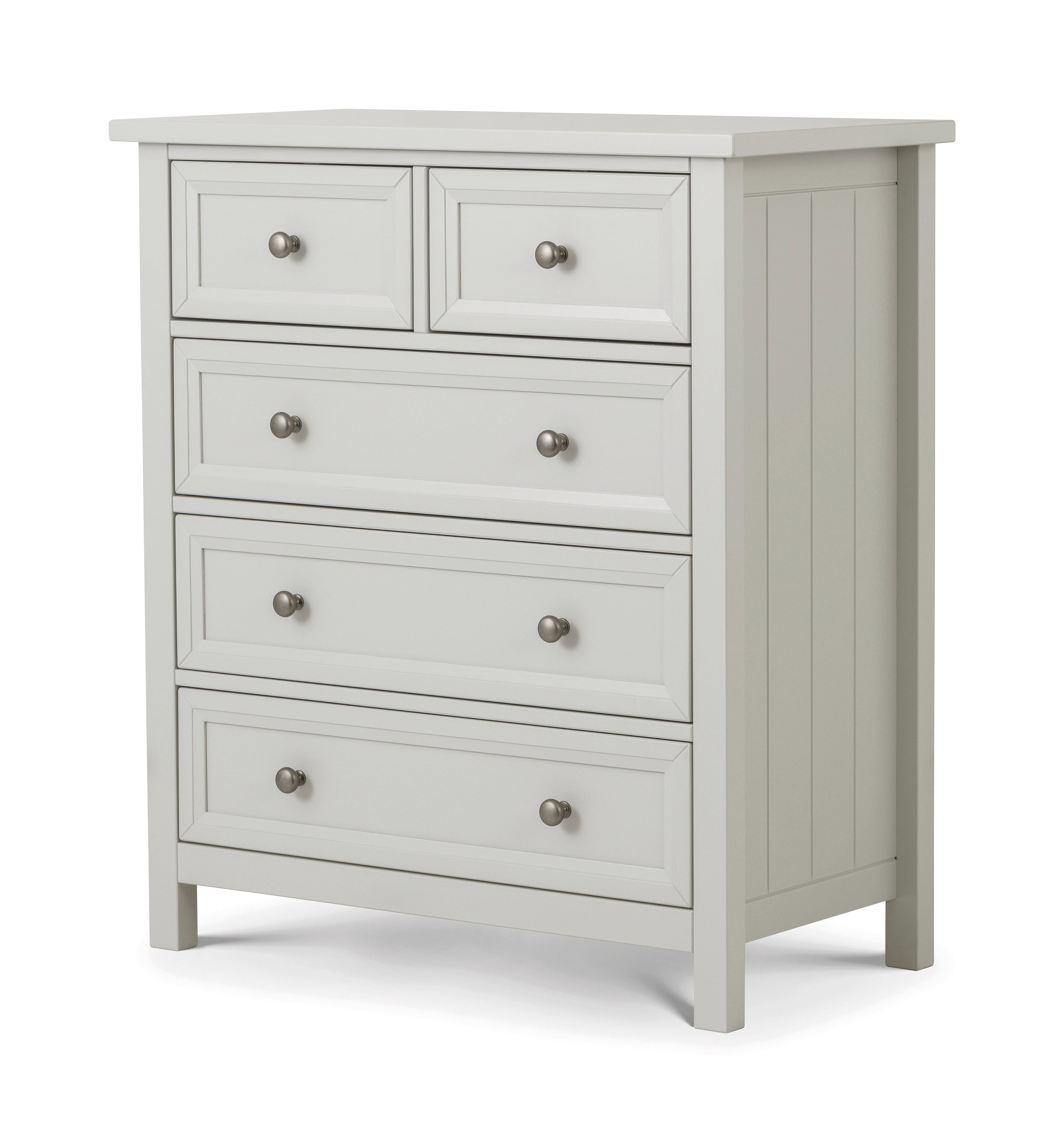 Maine 3+2 Drawer Chest- Dove Grey – Julian Bowen