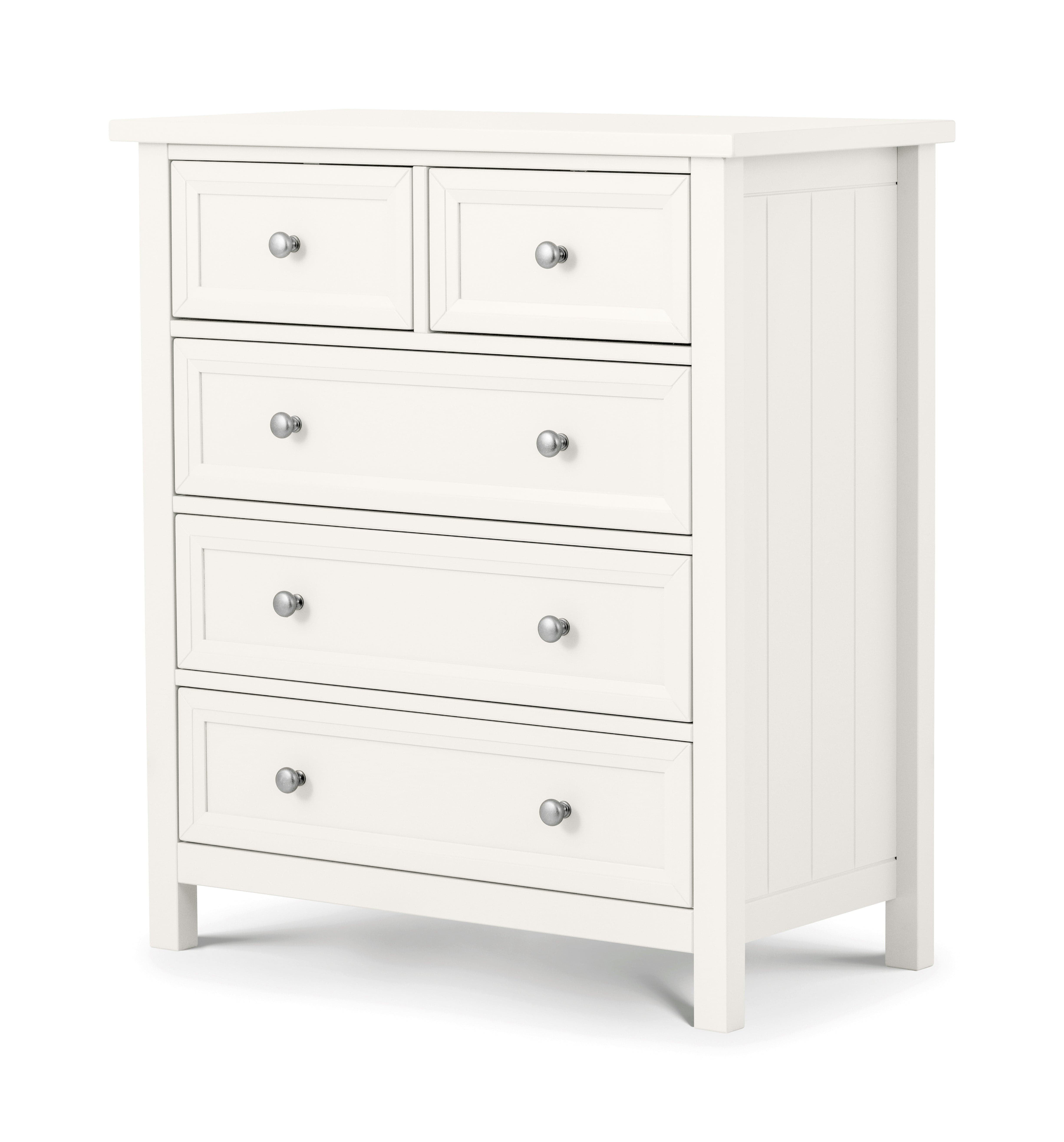 Maine 3+2 Drawer Chest - Surf White – Julian Bowen