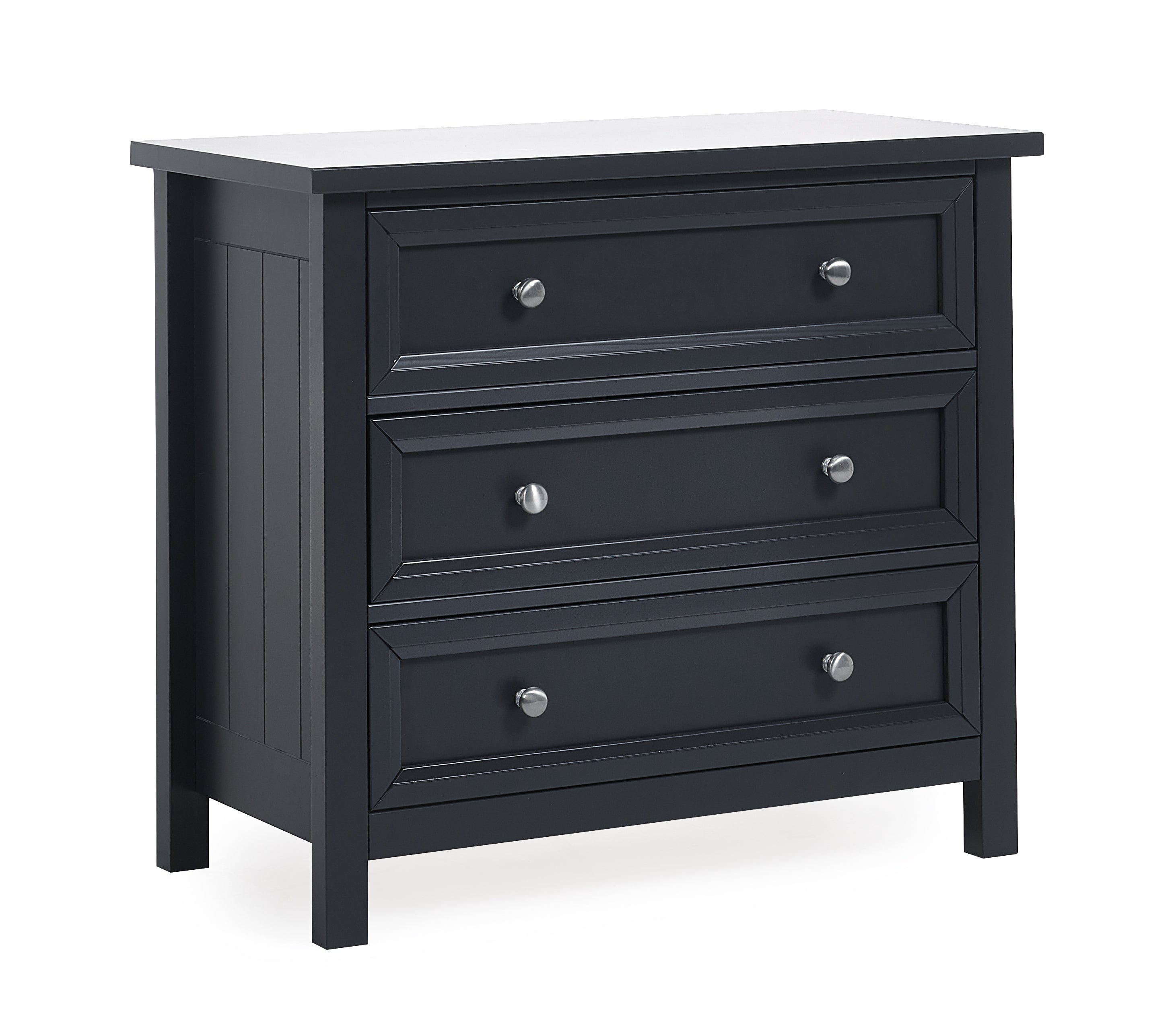 Maine 3 Drawer Chest - Anthracite – Julian Bowen