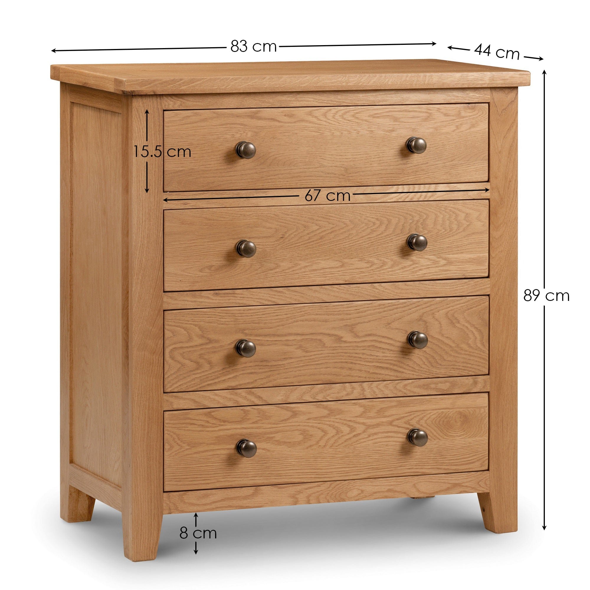 Marlborough 4 Drawer Chest Ass – Julian Bowen, view 4