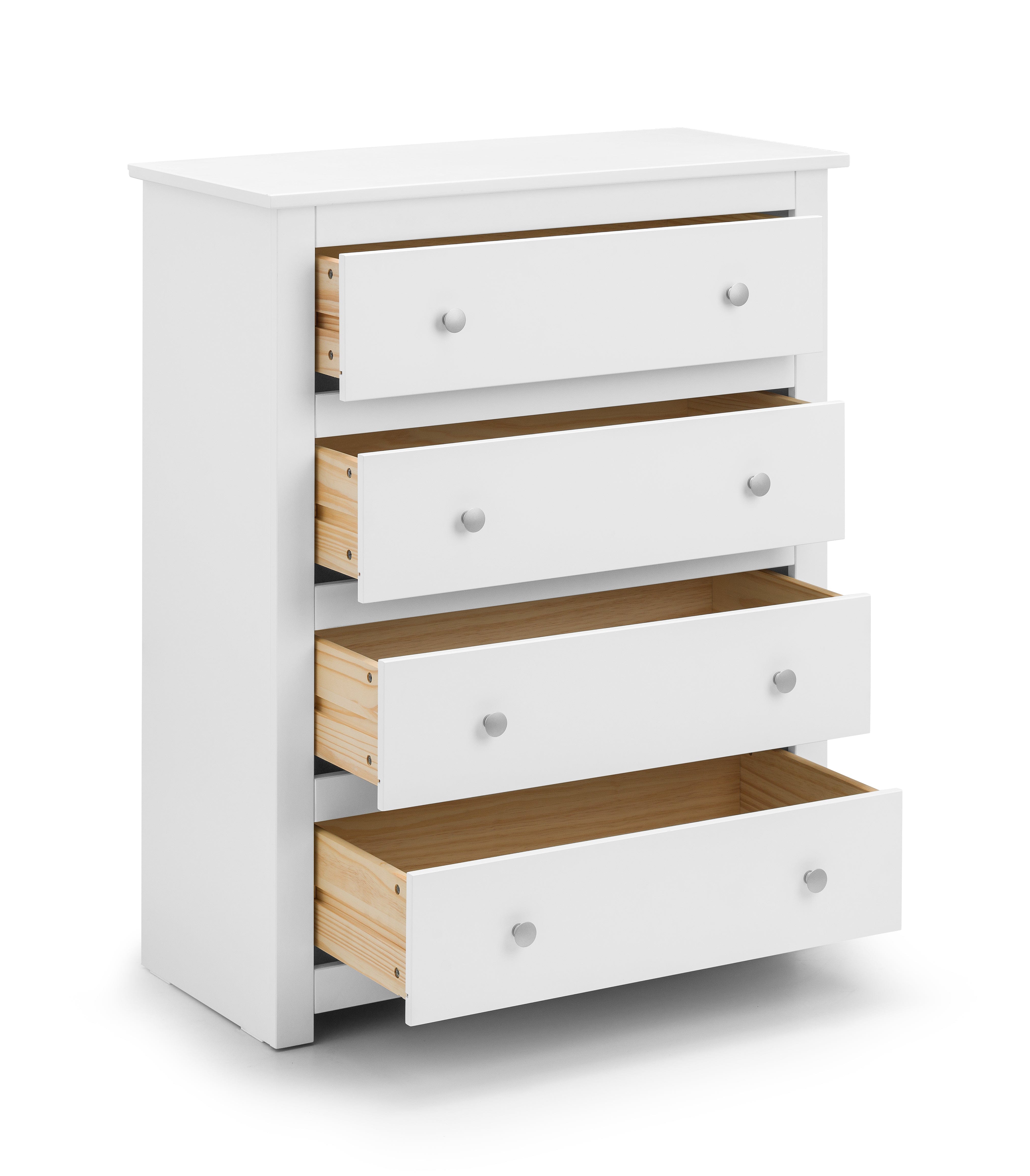 Radley 4 Drawer Chest - Surf White – Julian Bowen, view 2
